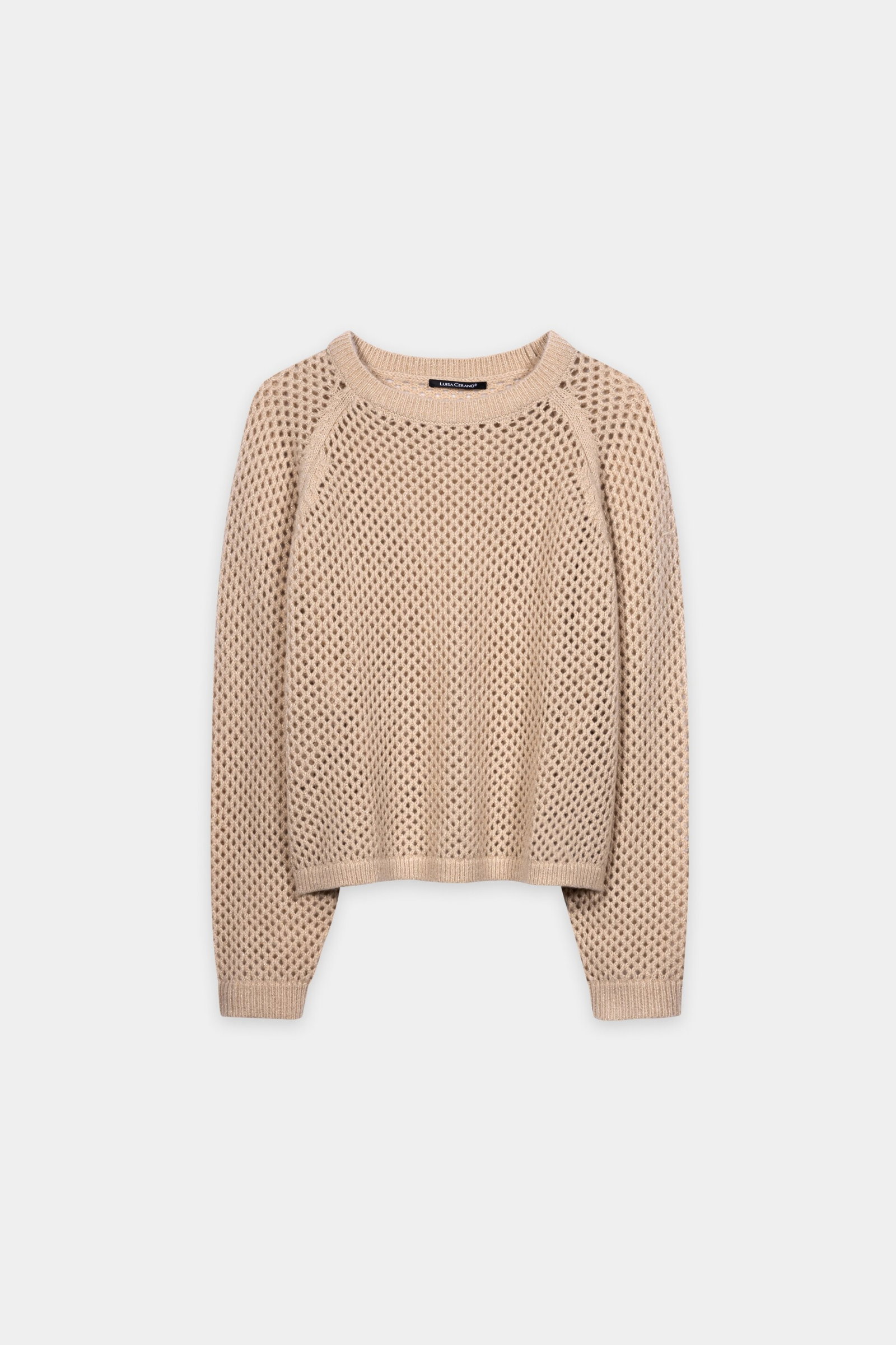 Luisa Cerano Pullover aus Kaschmir-Mix cappuccino #1