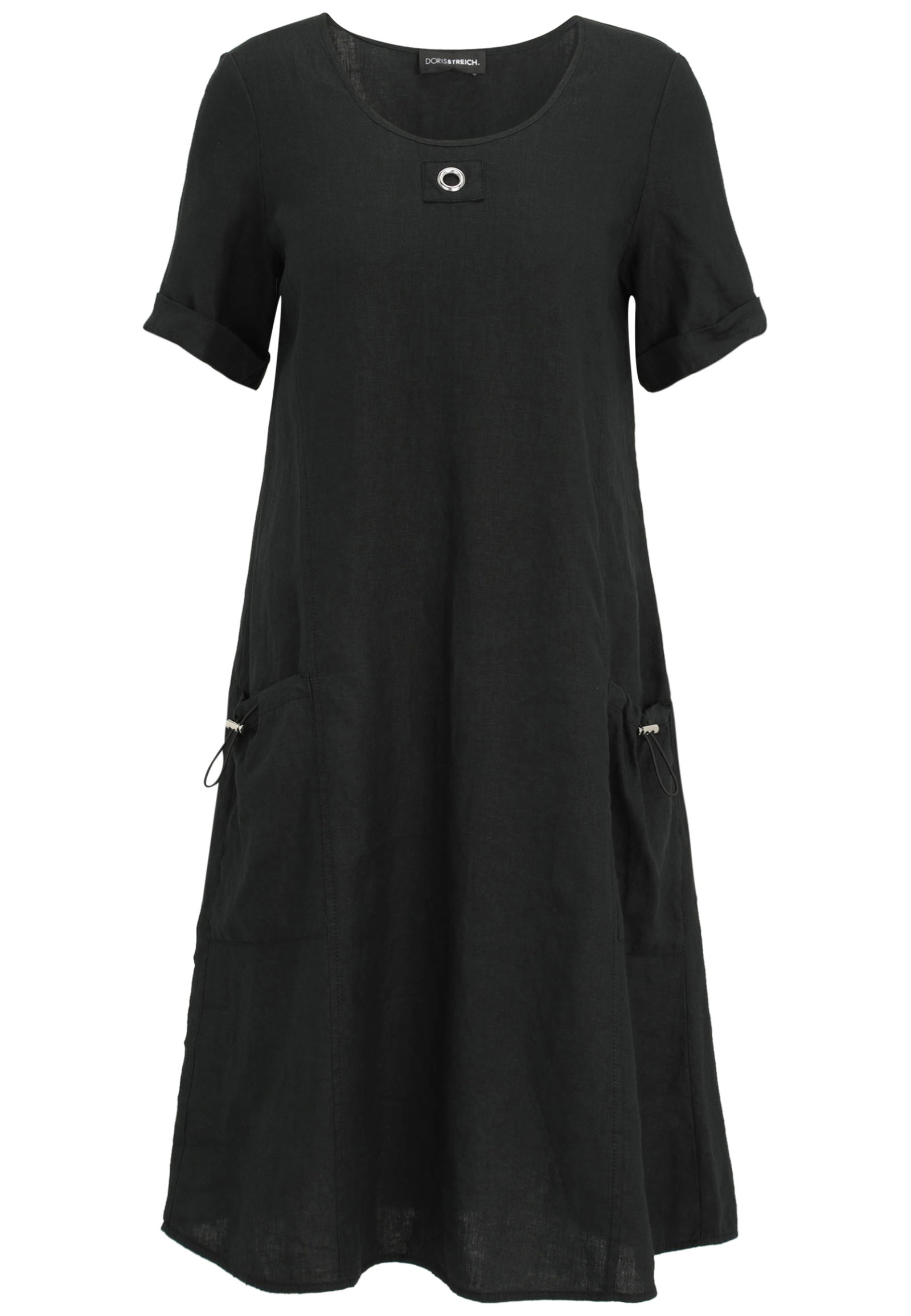 Doris Streich Kleid aus Leinen mit Halbarm #1