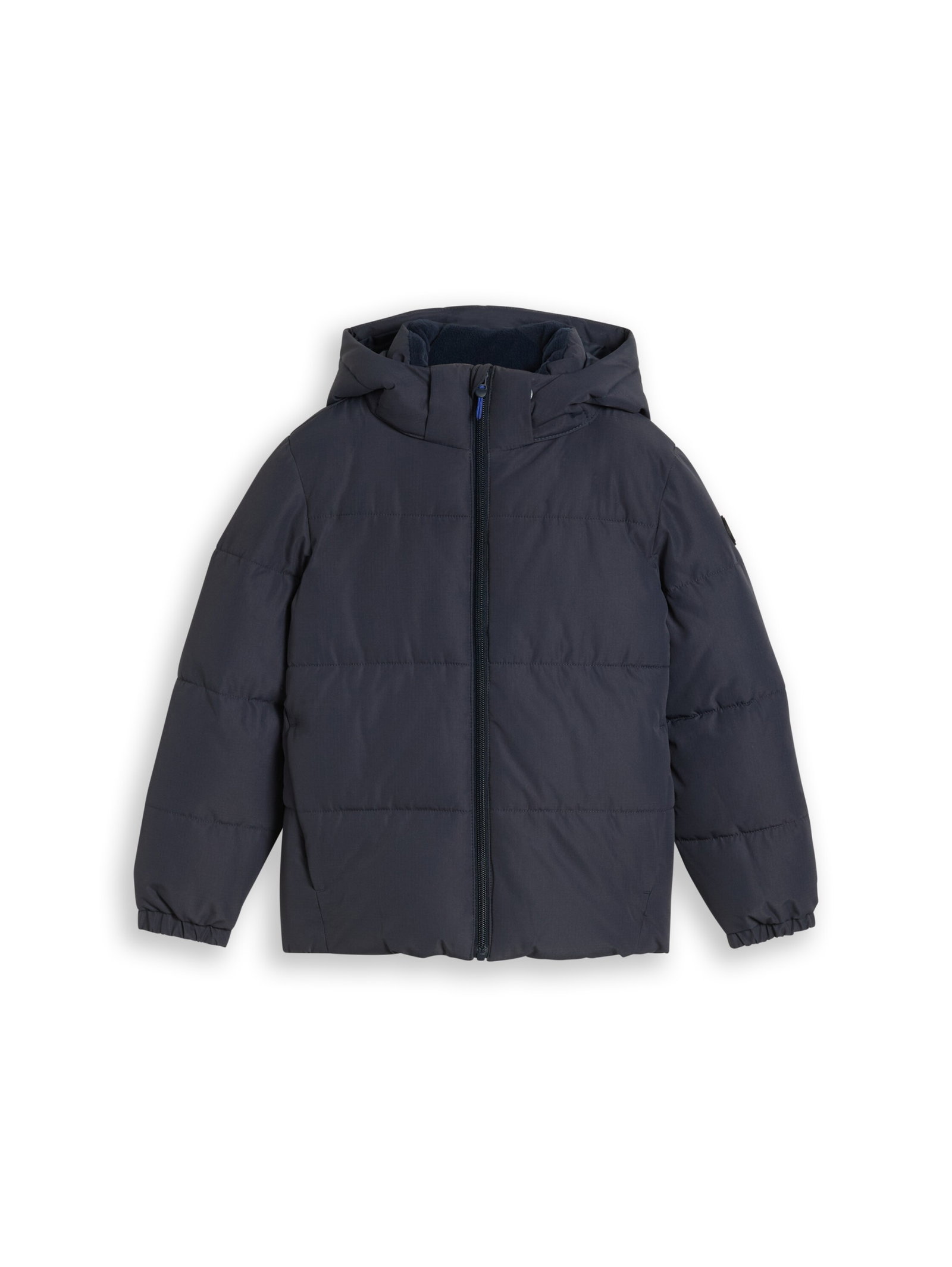 hooded puffer jacket, sky captain blue #1