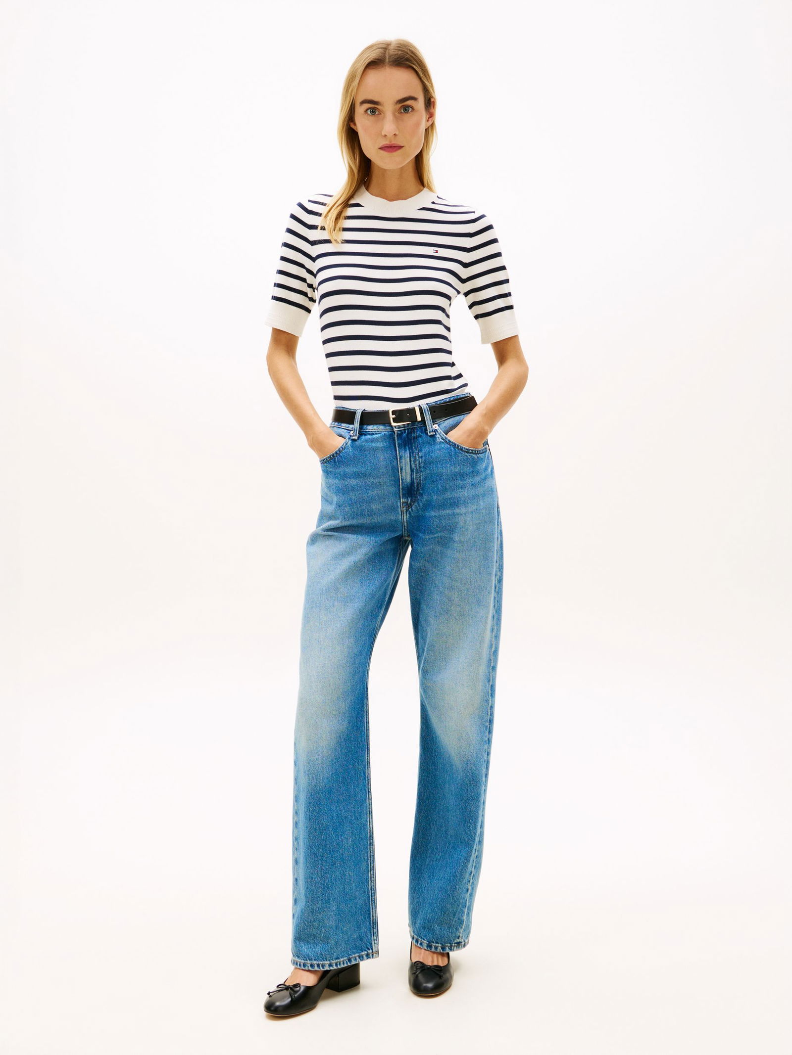 Tommy Hilfiger |  Tommy Hilfiger Shirt  | XL | reg stp ancient white/ terra red