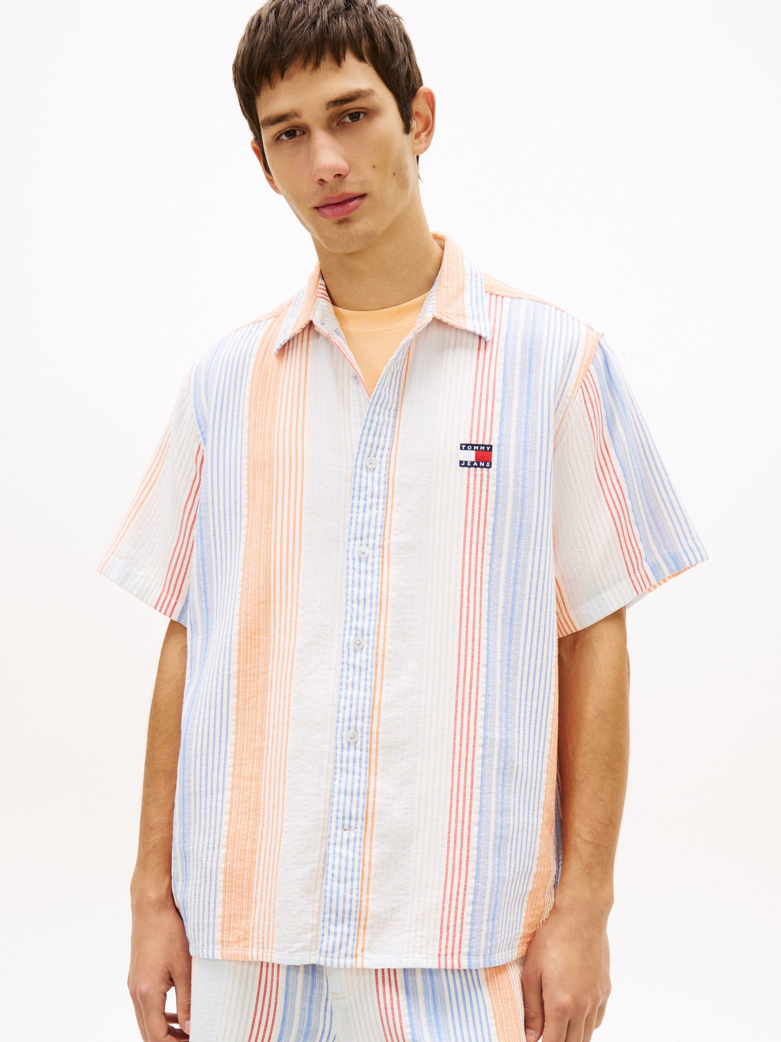 64640f1071757ddbc552504f85f34748 Tommy Jeans | Tommy Jeans Hemd Super Slim Fit | S | ancient white