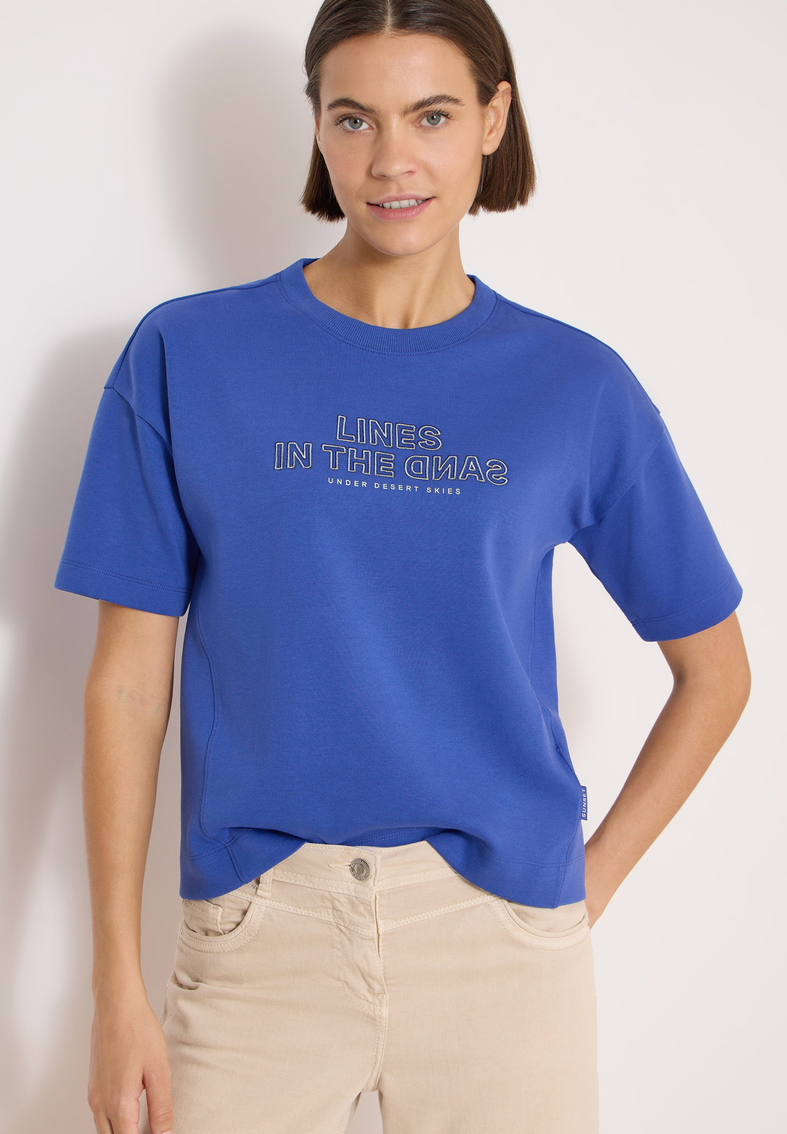 Sweatshirt w. Embroidery, deep river blue #6