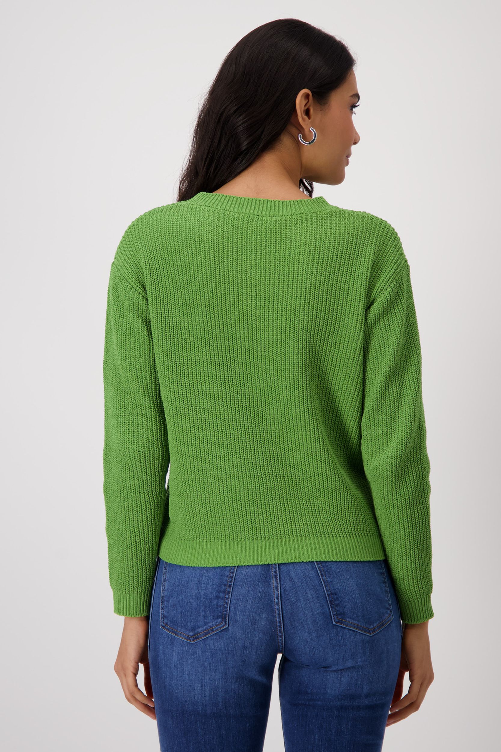 Monari |  Monari Pullover  | 42 | frozen green