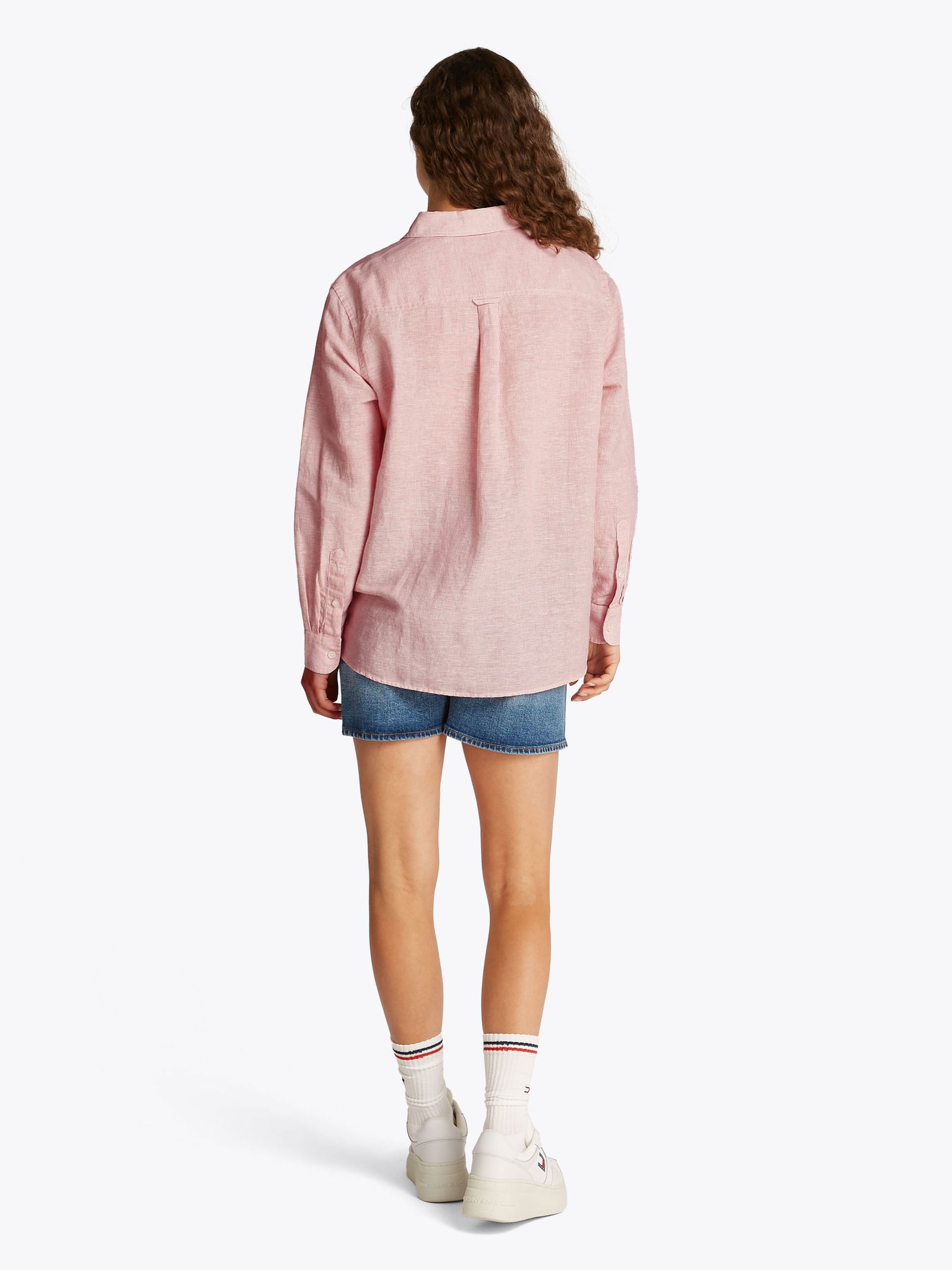 Tommy Jeans |  Tommy Jeans Druckbluse  | XS | precious pink/stripe