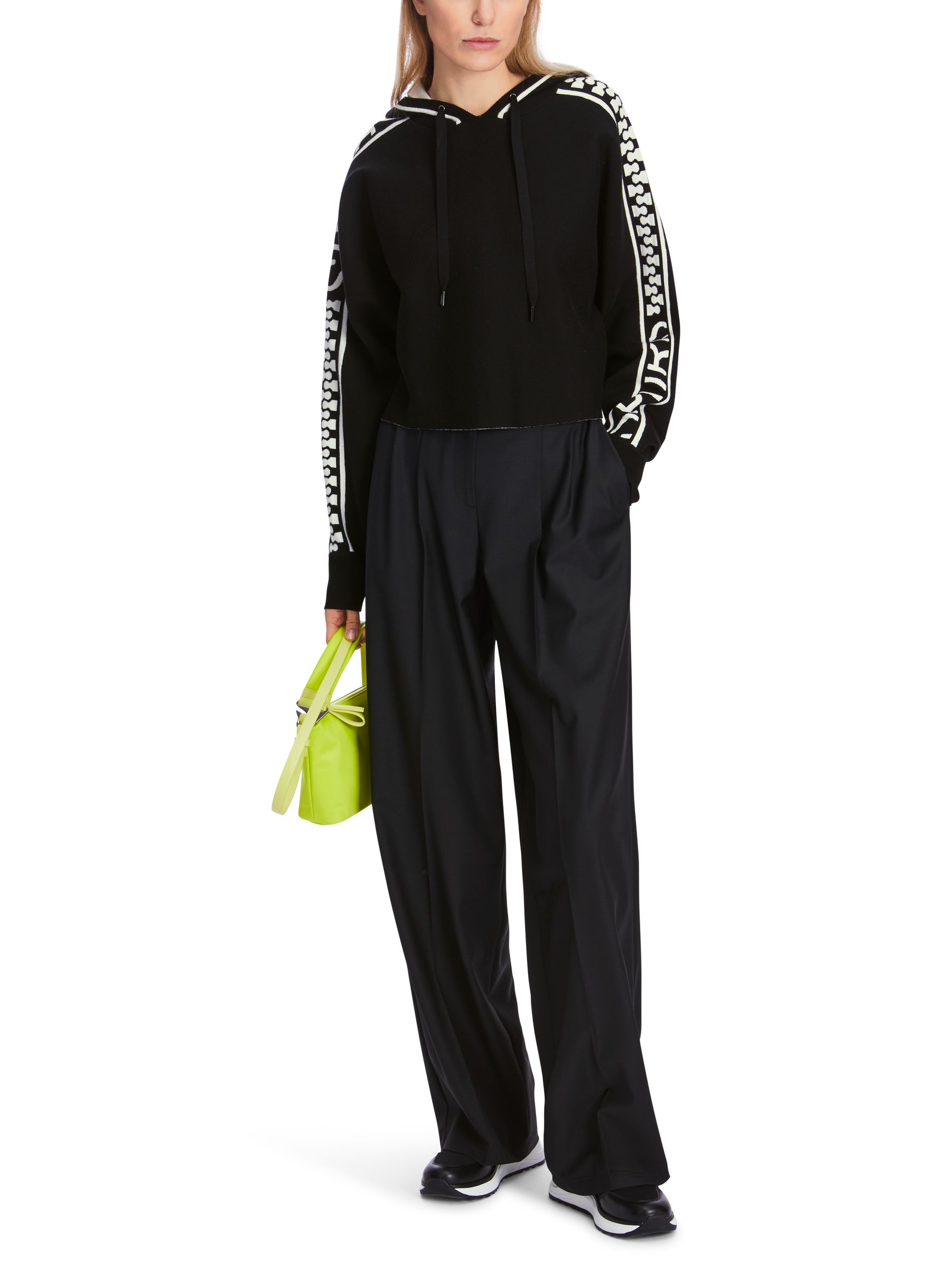 Marc Cain Sports Pullover | black and white | 36 | NEW-813185 