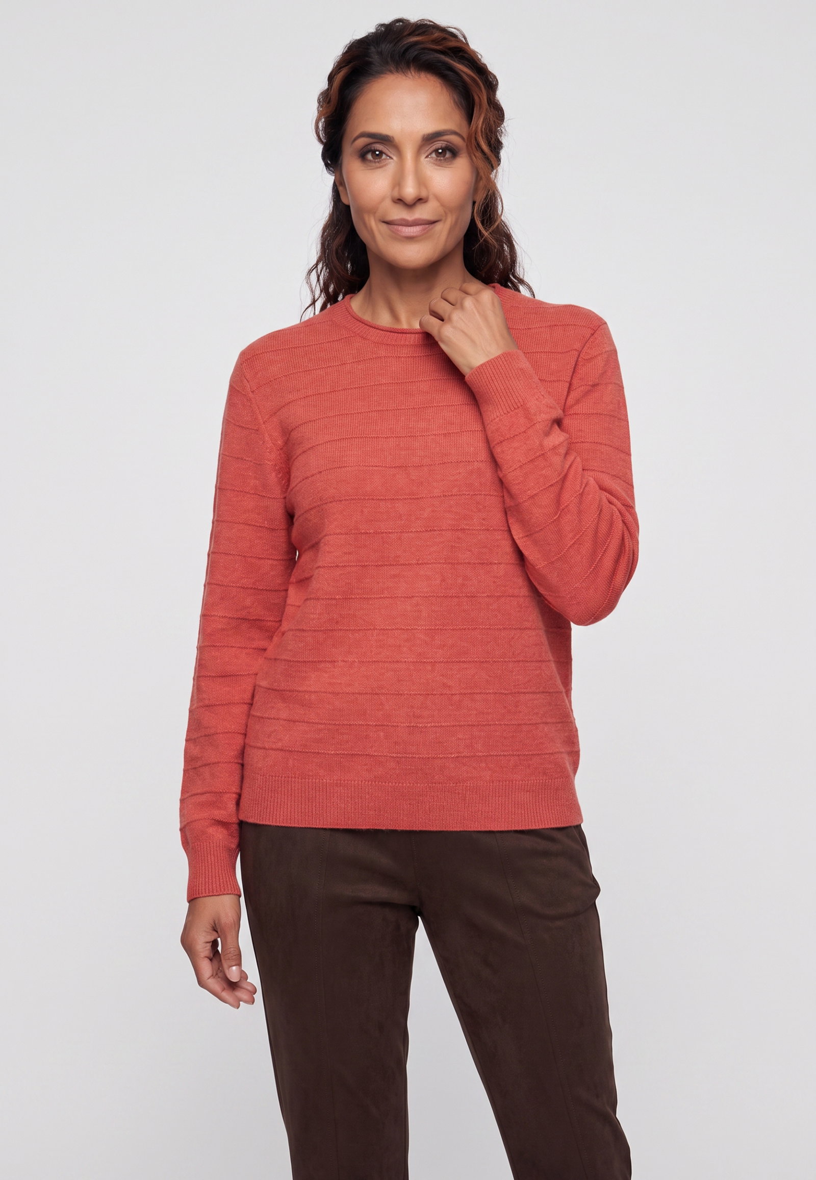 Pullover Long Sleeves, Sienna Red #3