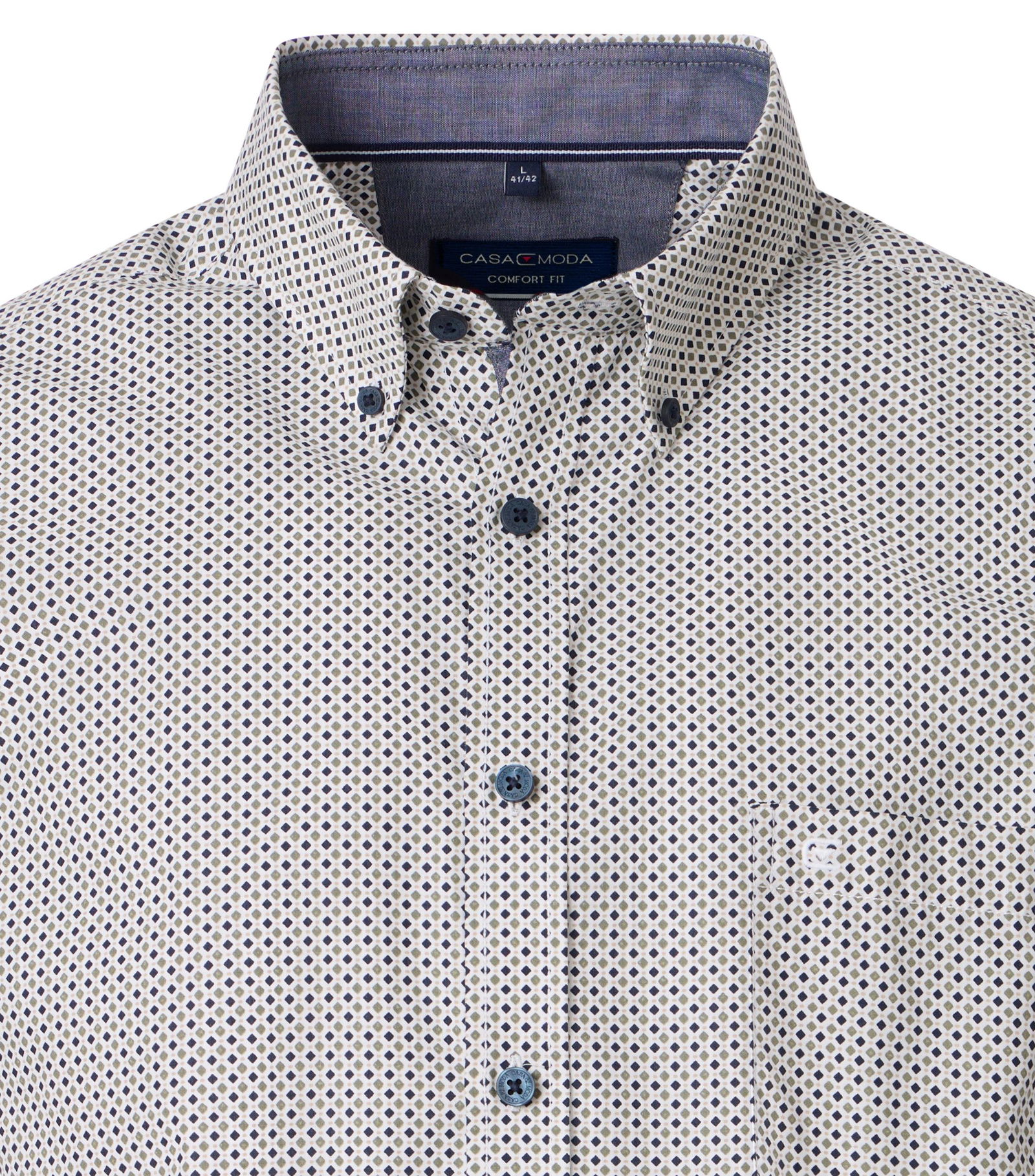 Casa Moda |  Casa Moda Hemd Comfort Fit  | M | grün