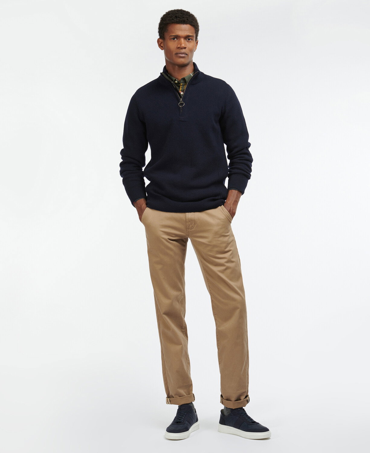 Barbour Pullover Holden Half Zip aus Lammwolle #2