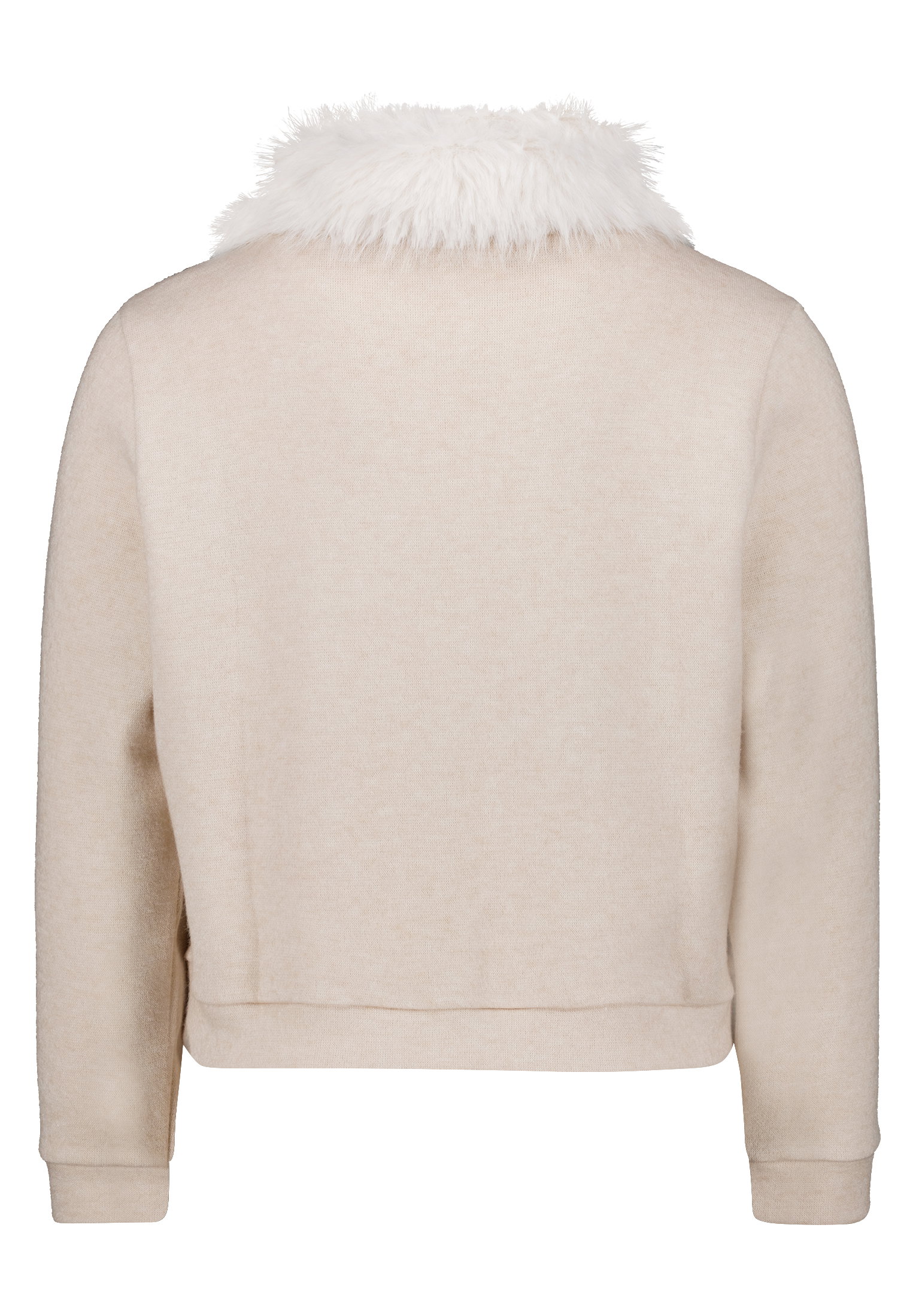 Shirt Jacke Kurz 1/1 Arm, Light Beige Melange #2