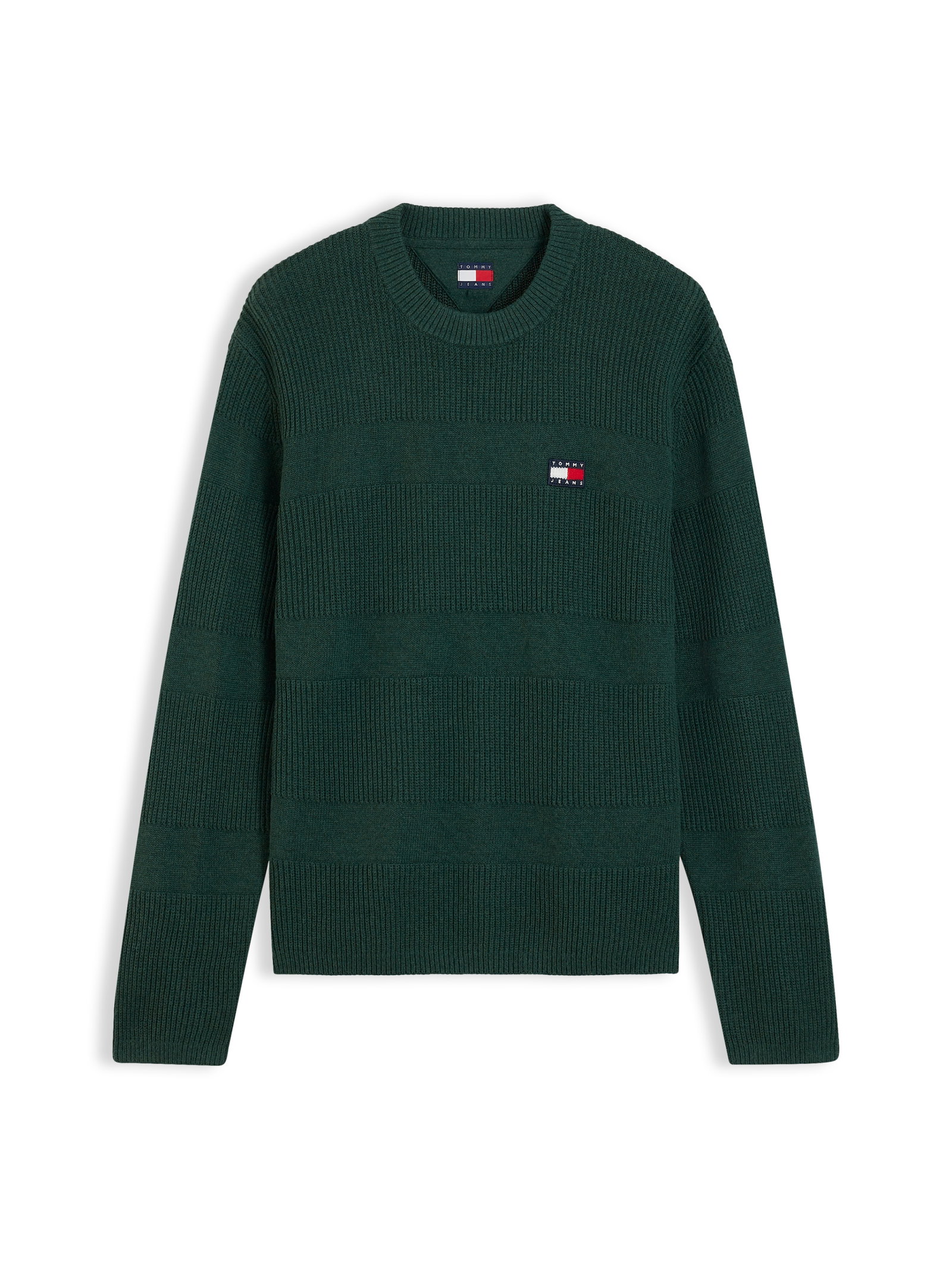 TJM REG TEXTURED SWEATER EXT, GREEN #1
