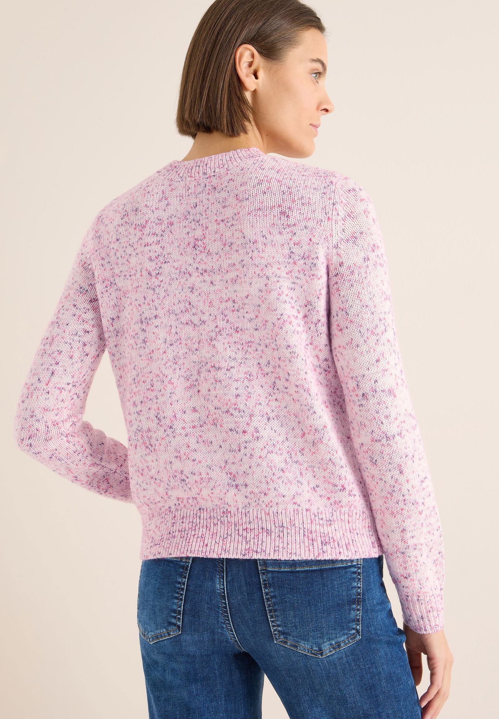  | Space dye pullover, dark blossom melange | L | 11231_16965