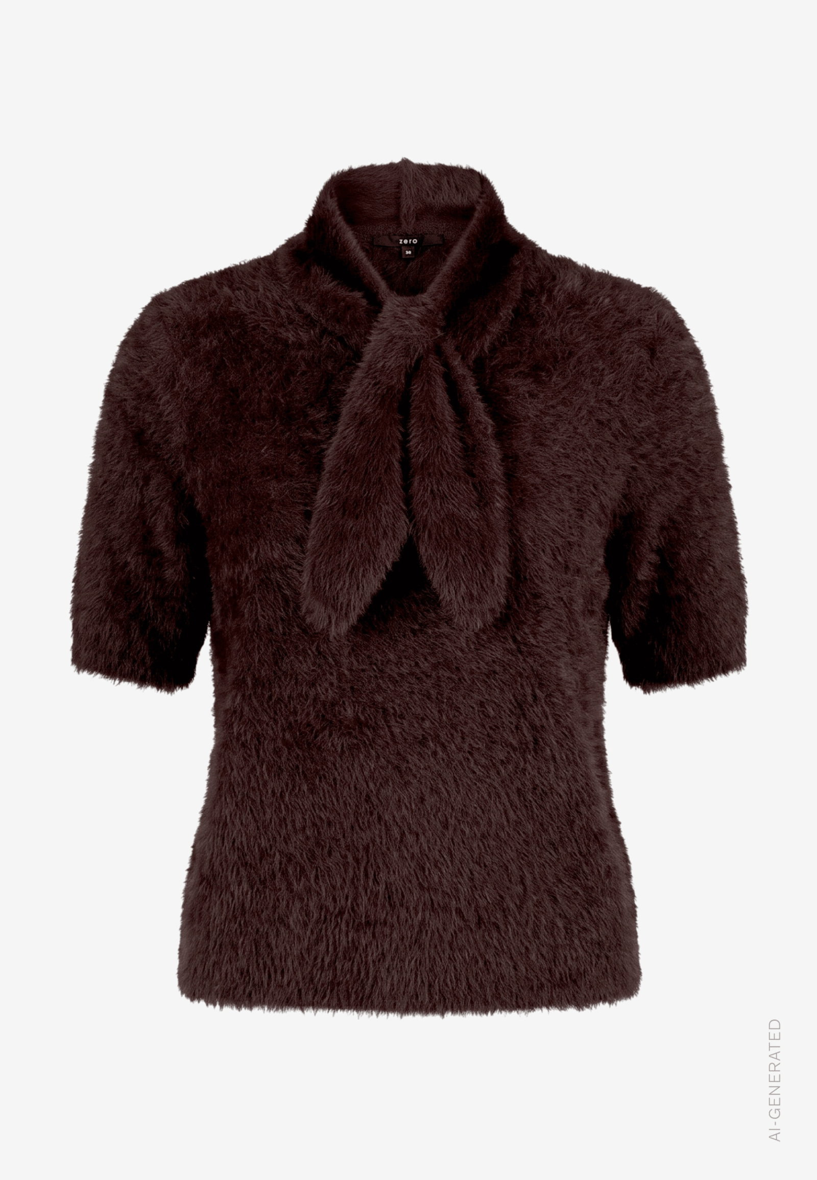 Strickpullover Kurz 1/2 Arm, Chocolate Plum #1