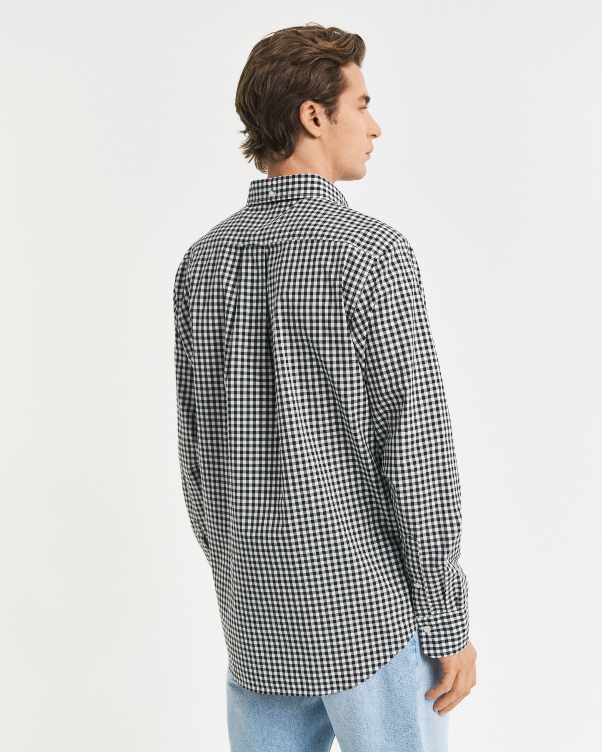 Gant |  Gant Hemd Regular Fit  | L | black