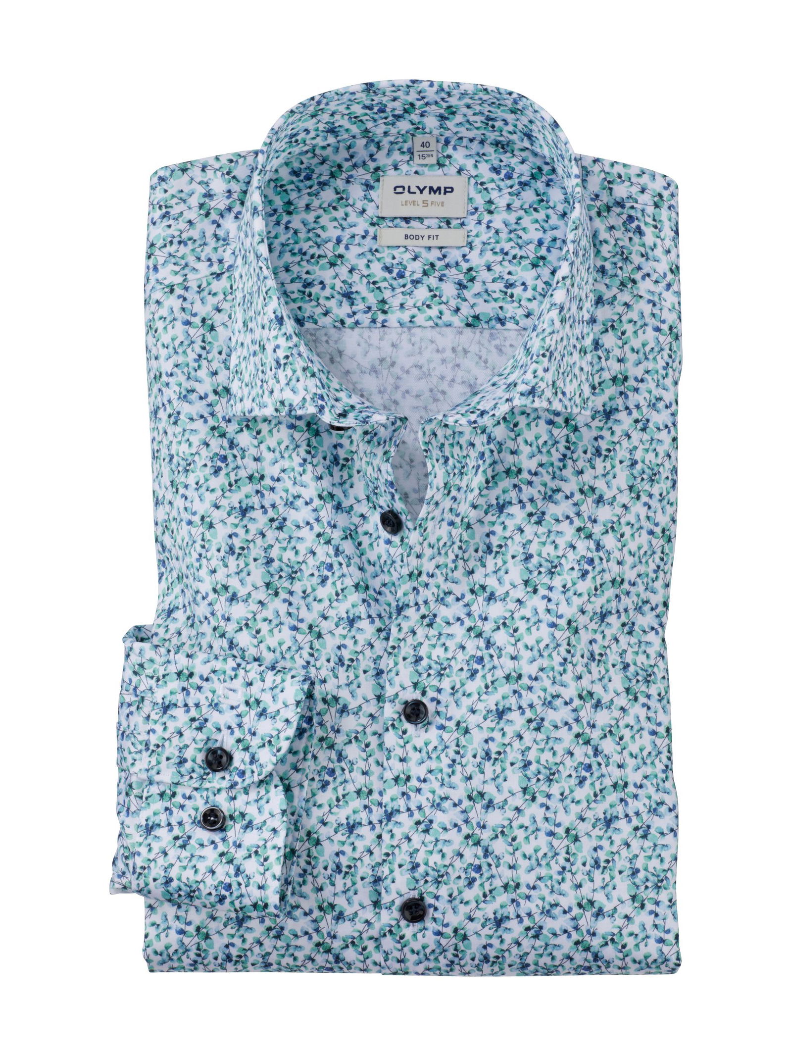 Olymp |  Olymp Hemd Slim Fit  | 43 | grün