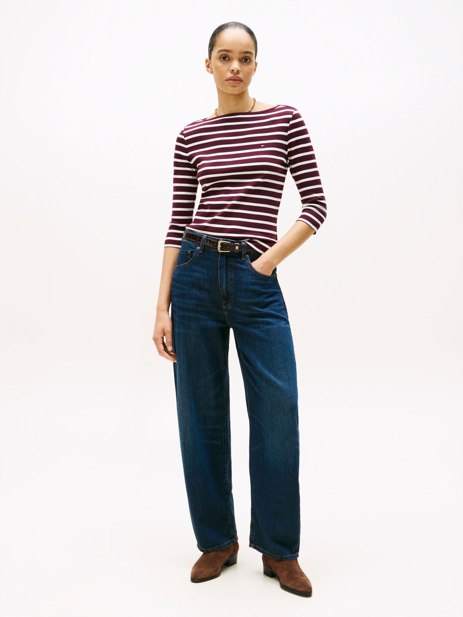 Tommy Hilfiger |  Tommy Hilfiger Shirt  | XXXL | brilliant berry / stripe