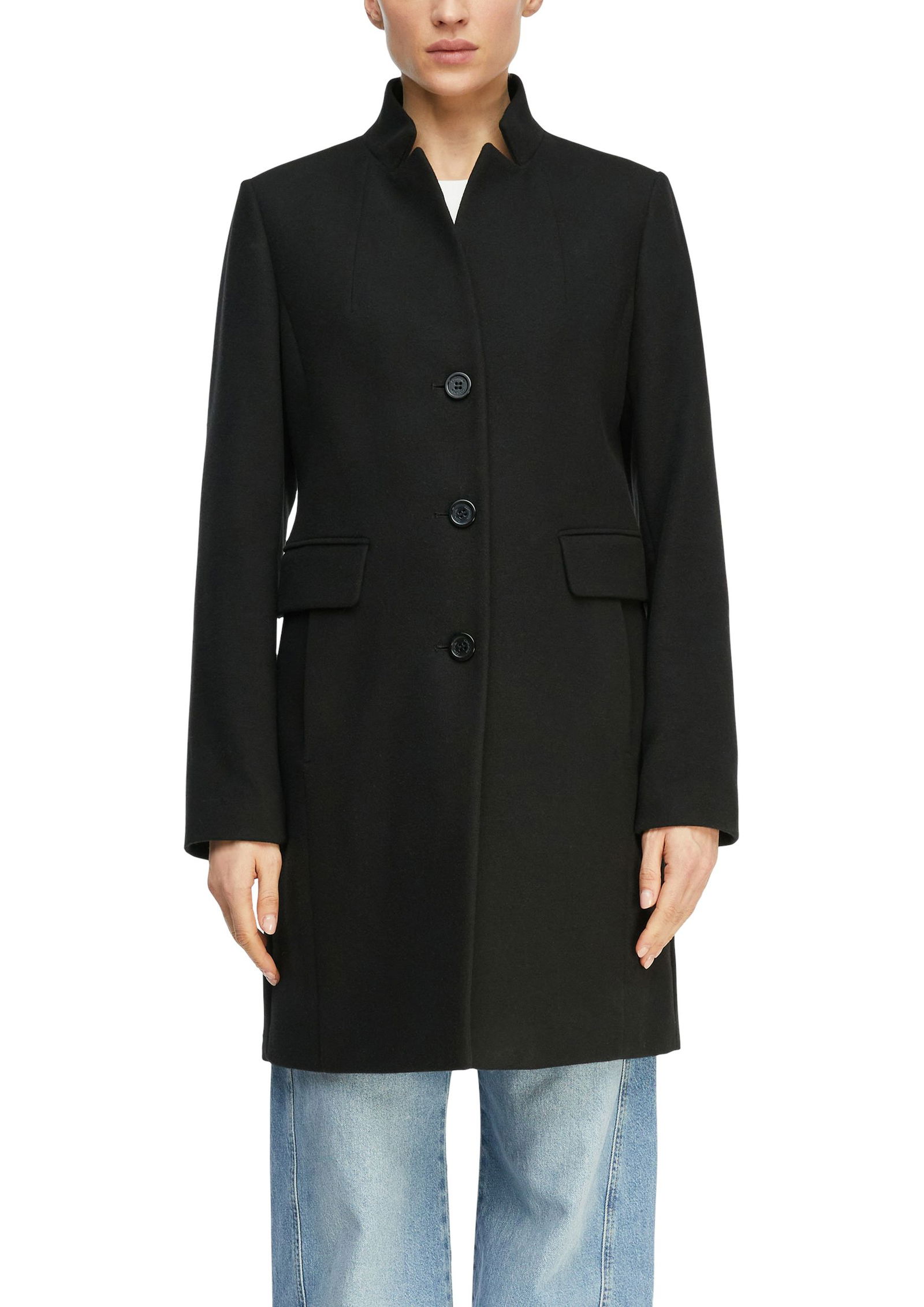 Comma |  Comma Mantel | 36 | schwarz