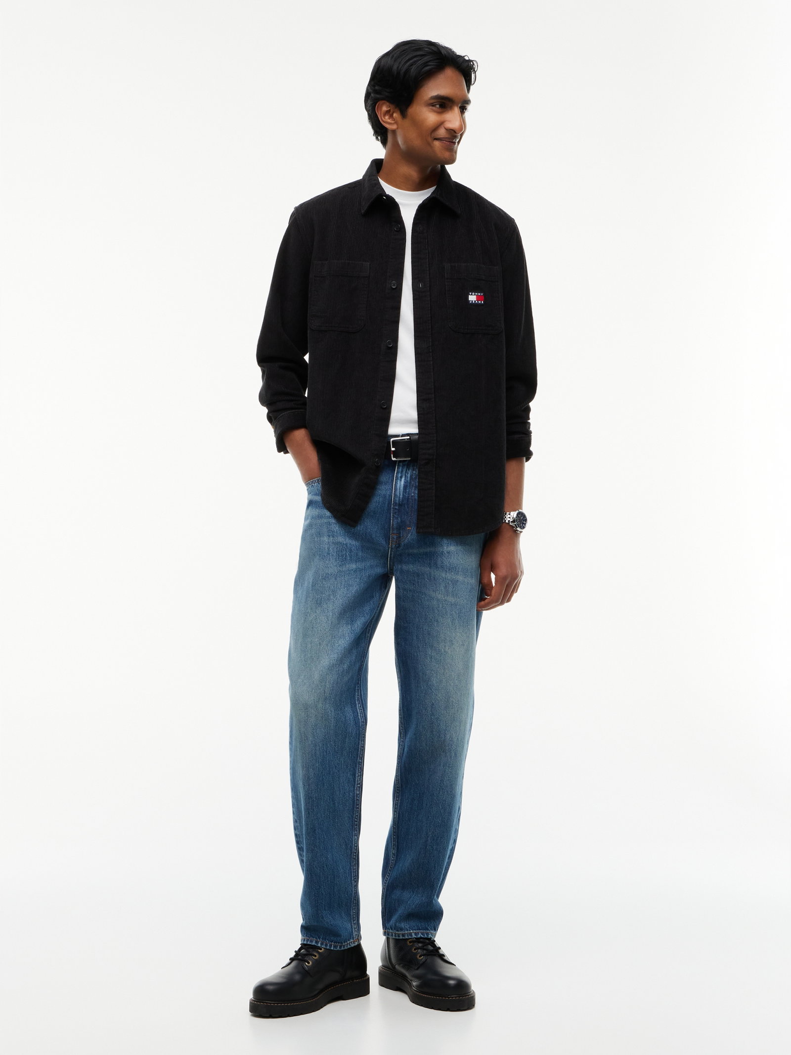 TJM RLX CORDUROY SHIRT EXT, BLACK #5