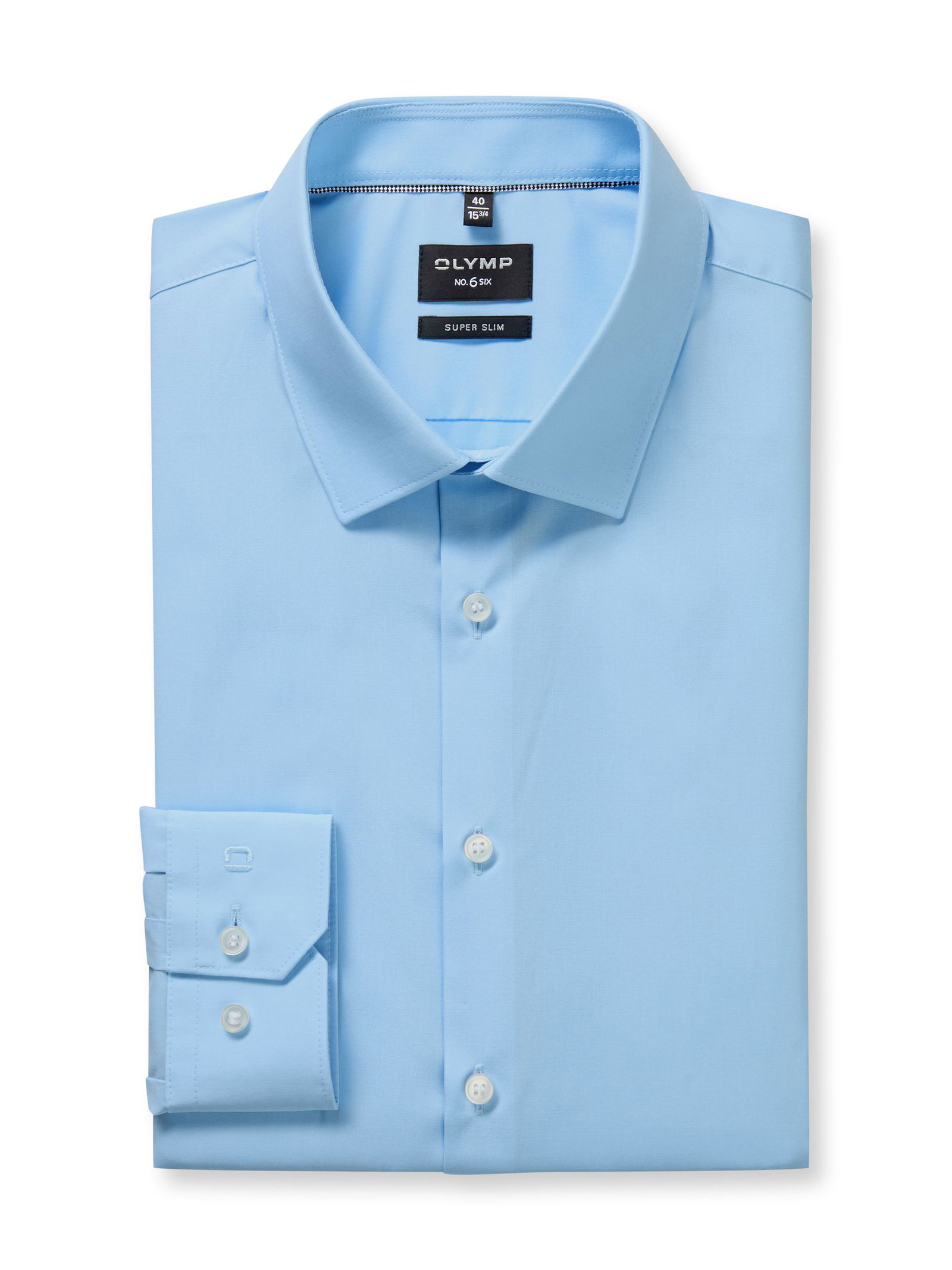 Olymp |  Olymp Hemd Super Slim | 43 | hellblau