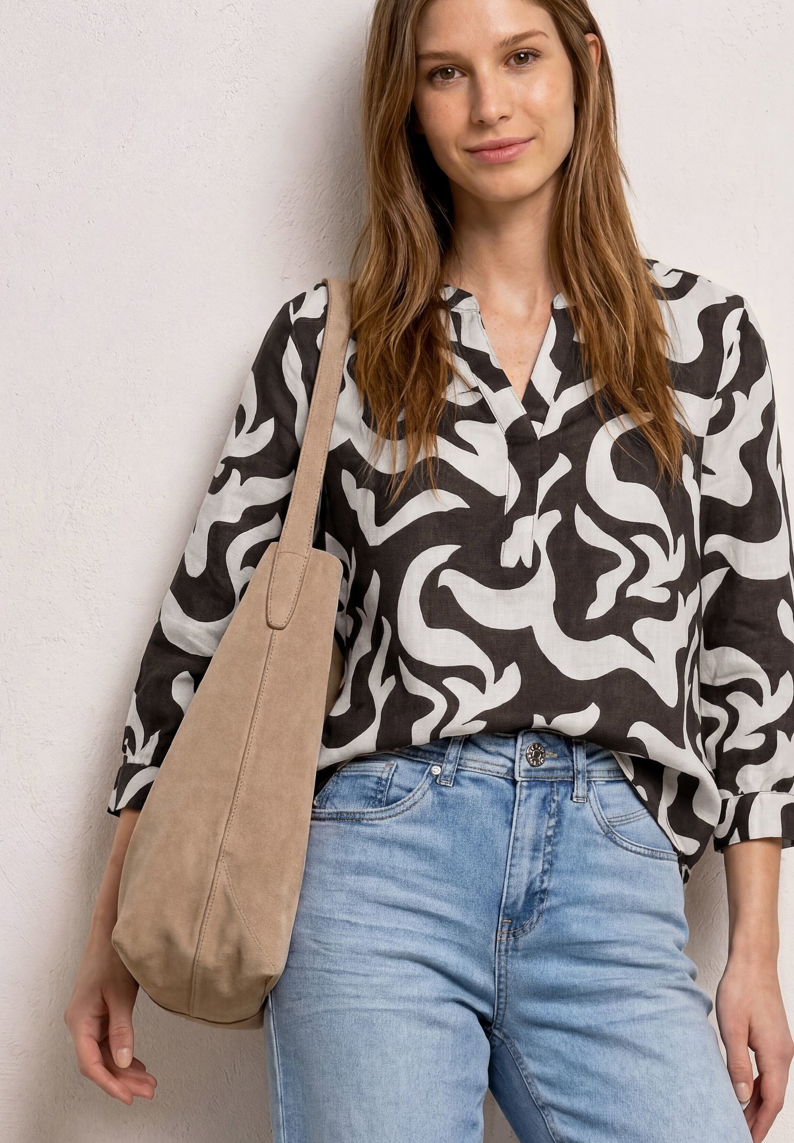 Street One |  Street One Bluse aus Leinen  | 40 | 4565_27276