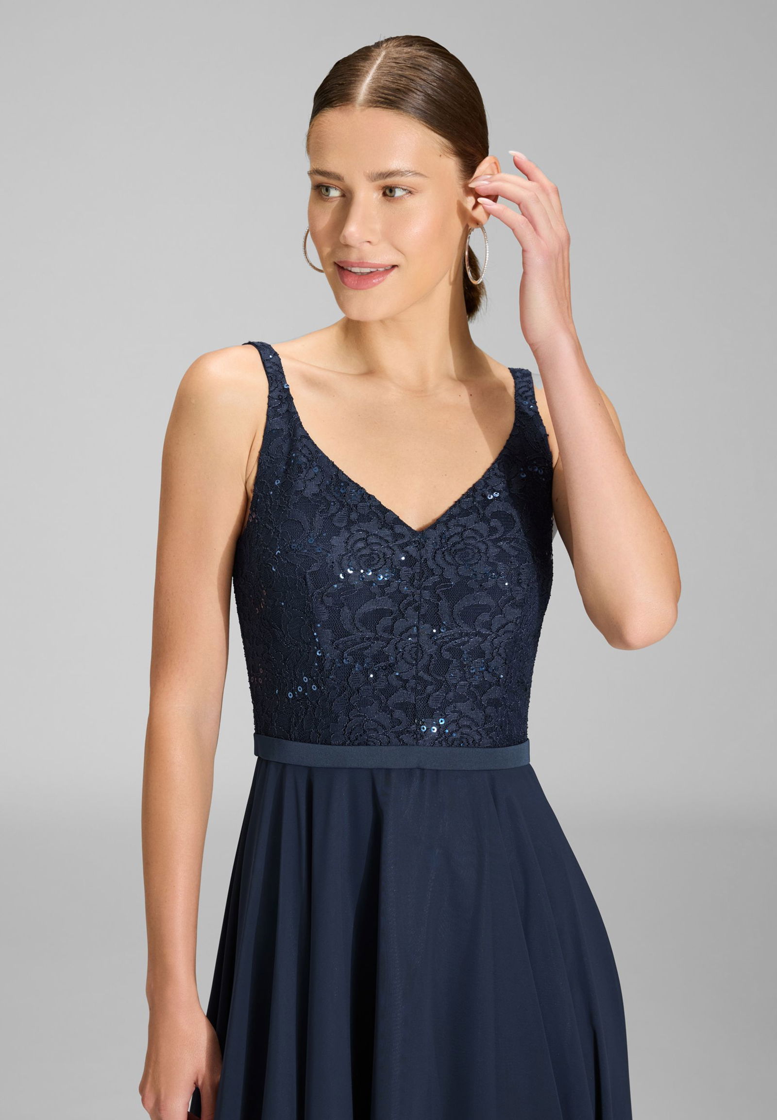 SWING |  SWING Langes Kleid  | 36 | navy