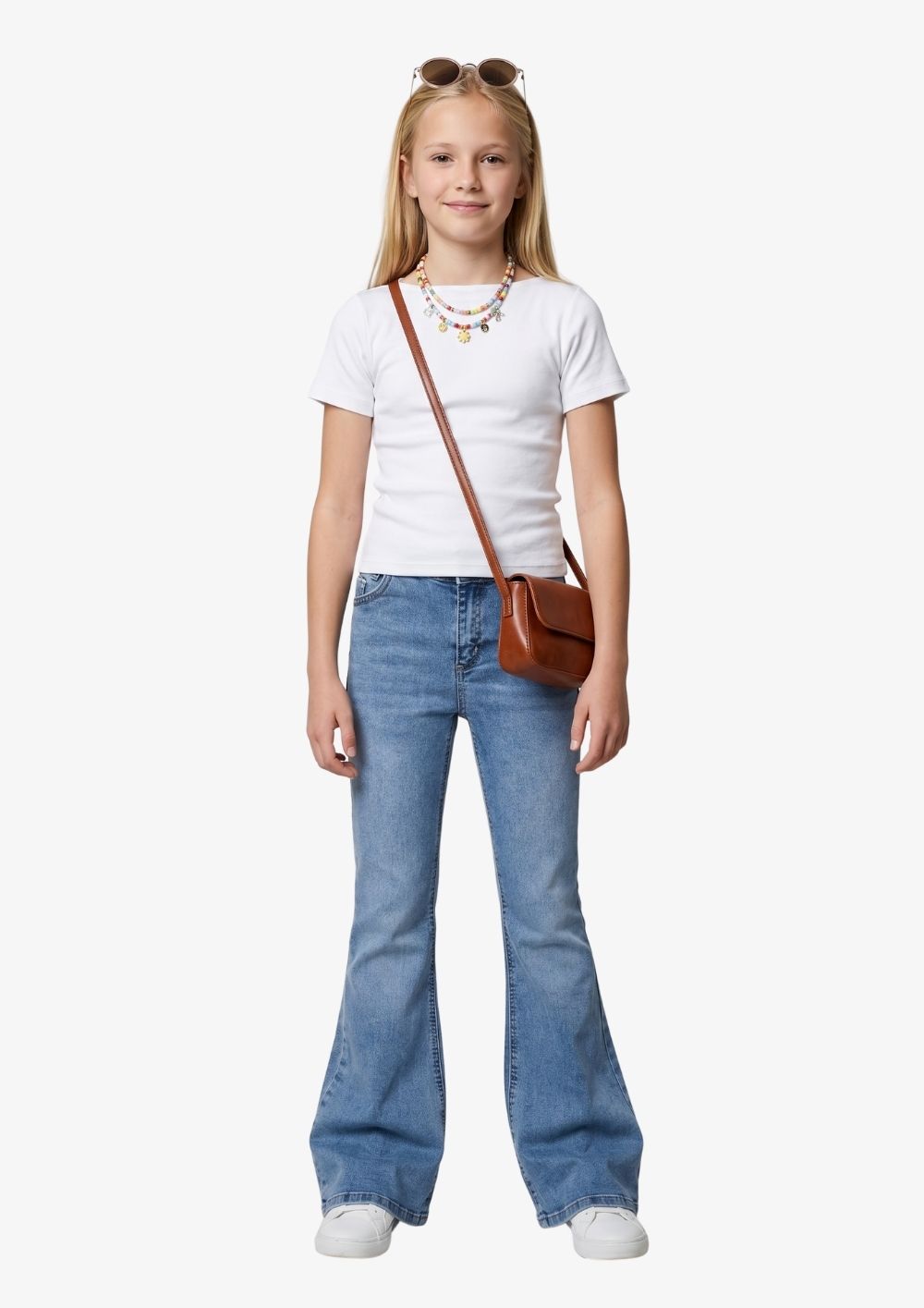 Blue Effect Super Flaired Jeans 1424-Girls #1