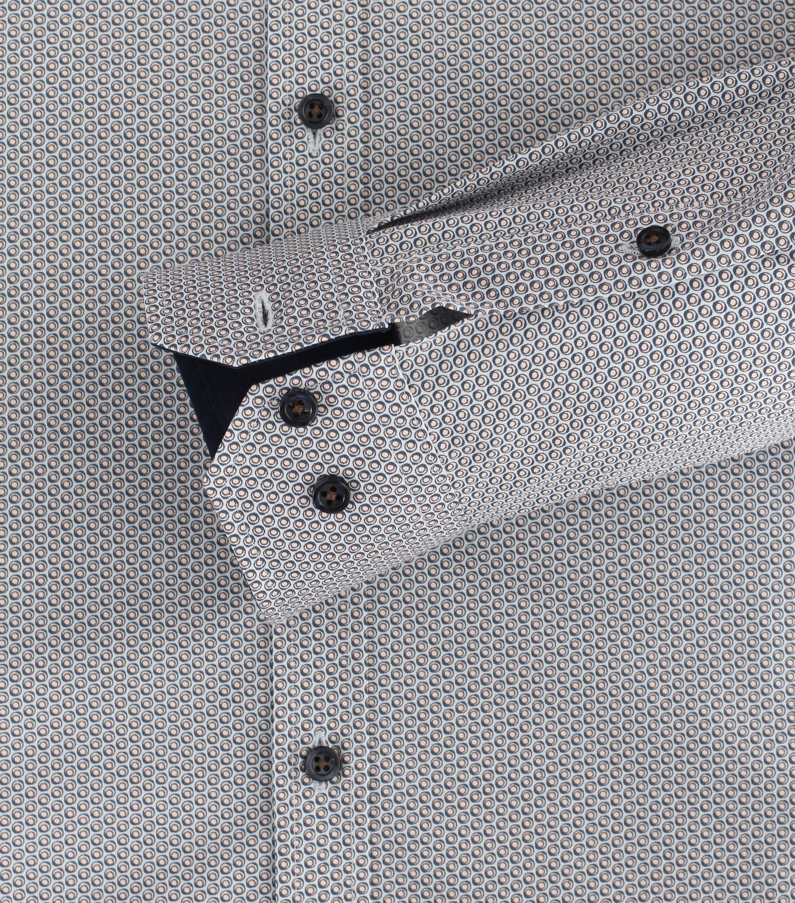 VENTI |  VENTI Hemd Slim Fit  | 45 | braun