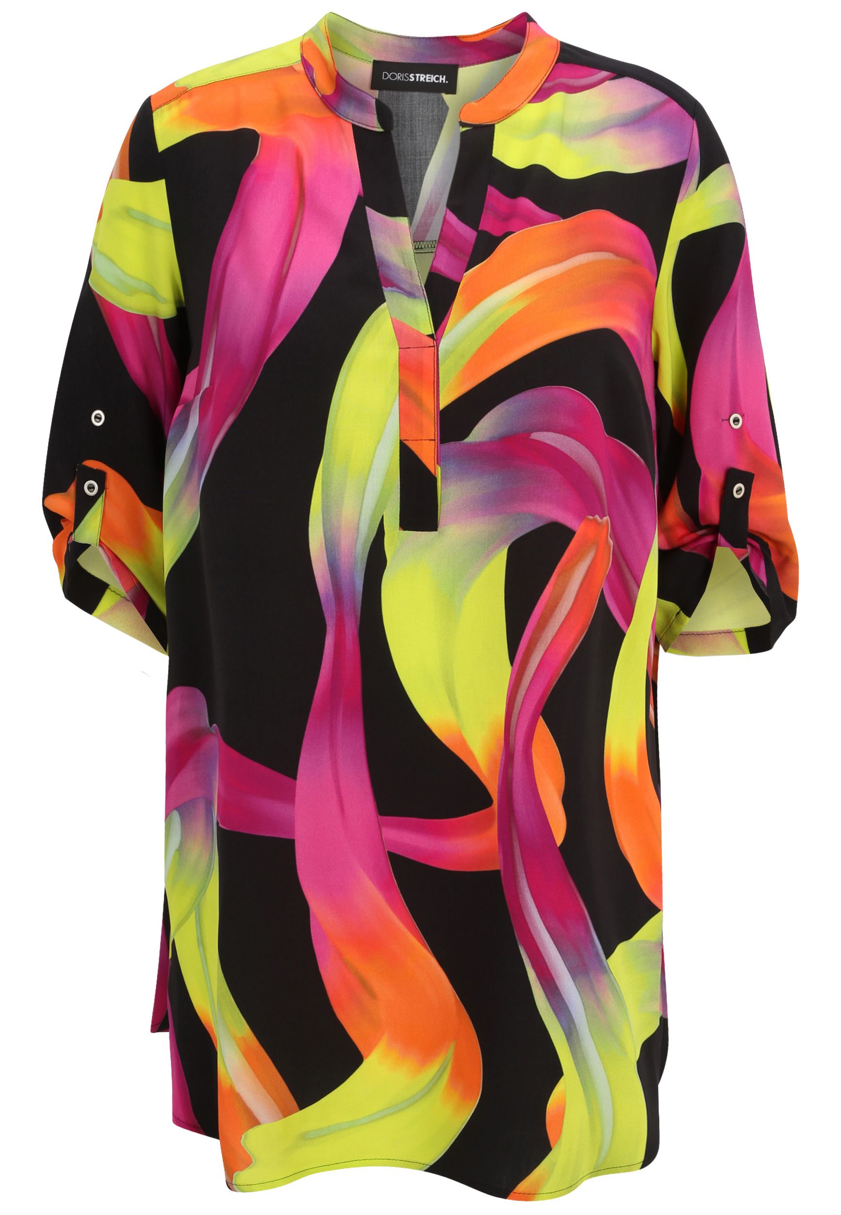 Doris Streich |  Doris Streich Druckbluse  | 52 | multiolor