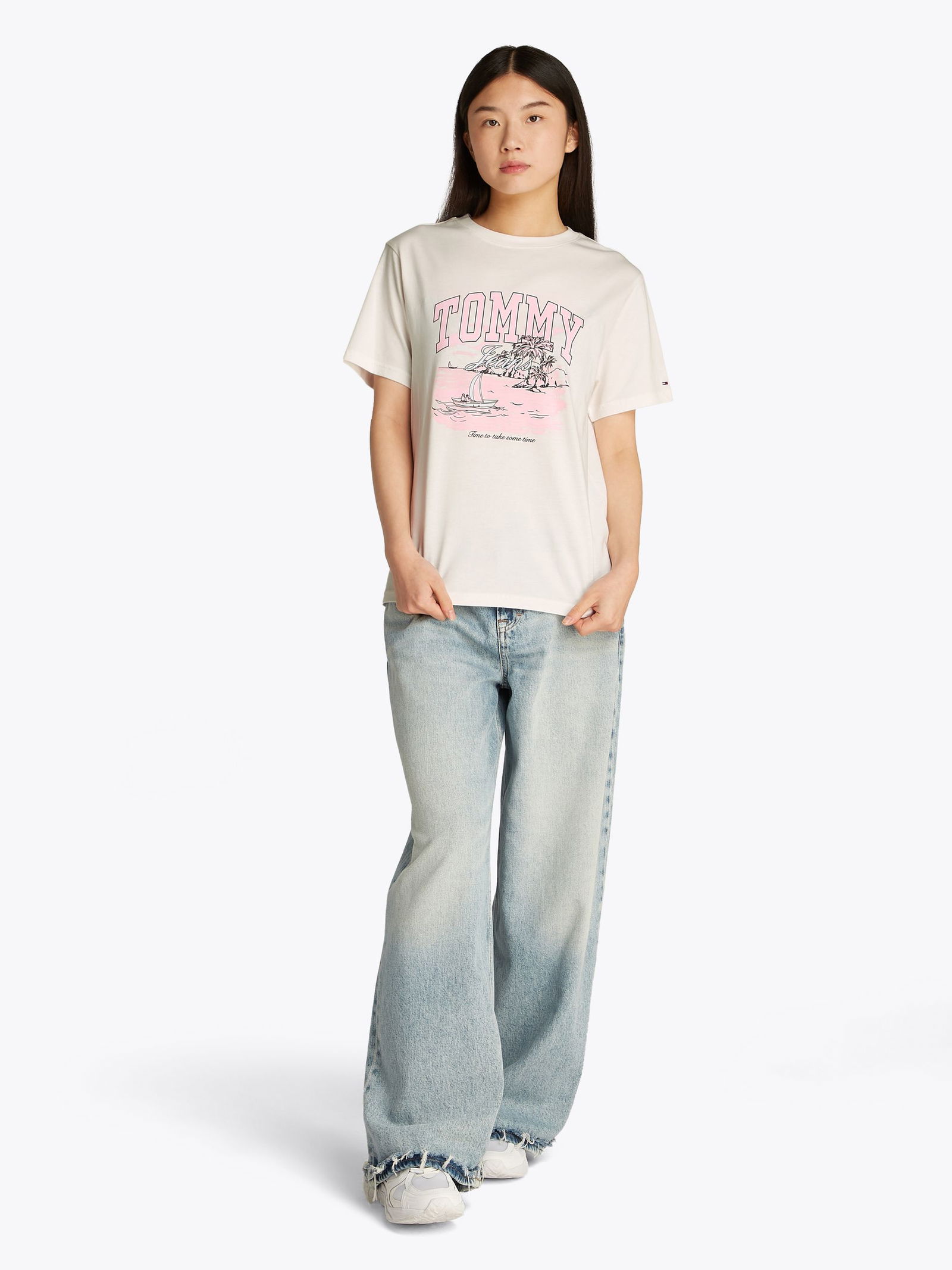 Tommy Jeans |  Tommy Jeans Shirt  | XS | ecru
