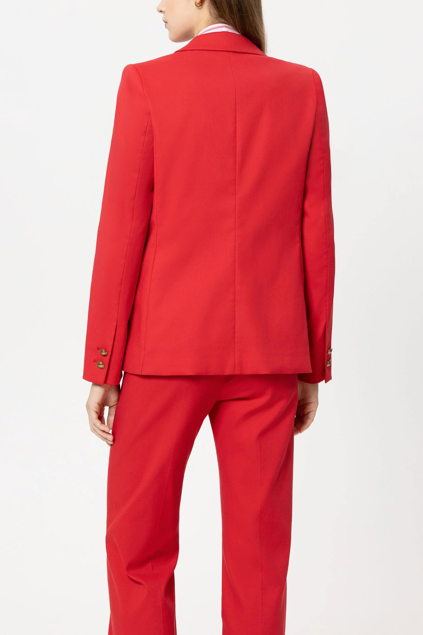 Luisa Cerano Gabardine-Blazer cherry red #4