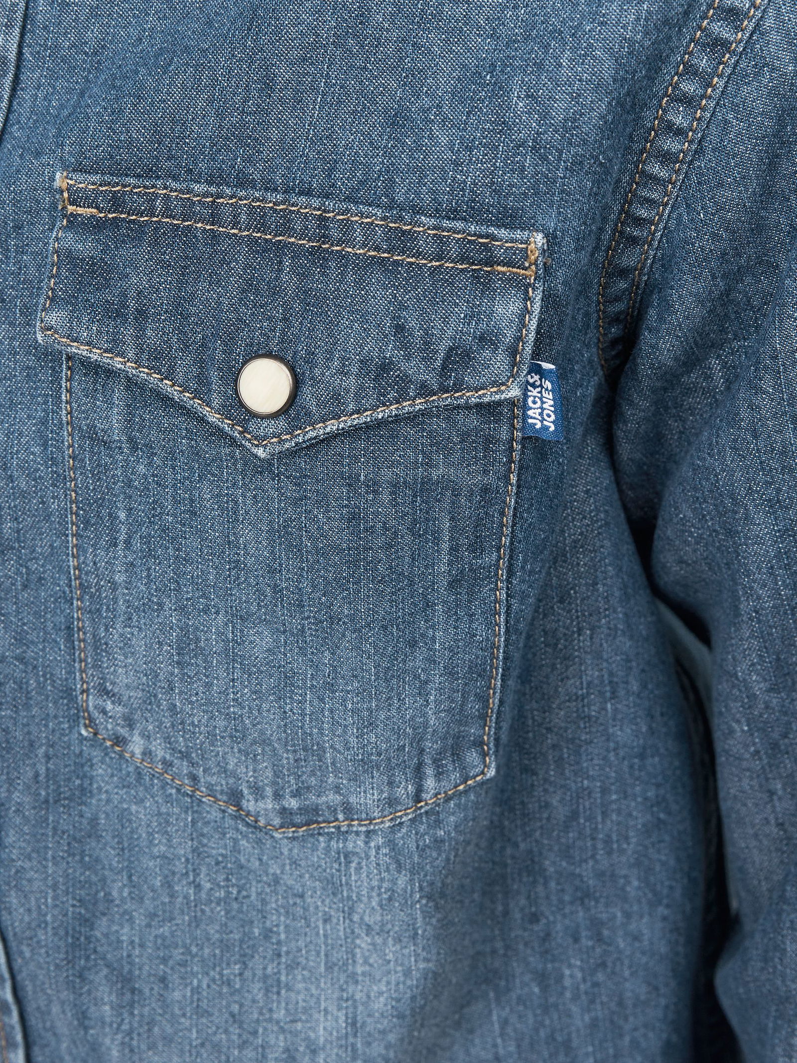Jack&Jones |  JJESHERIDAN SHIRT L/S NOOS JNR | 140 | medium blue denim