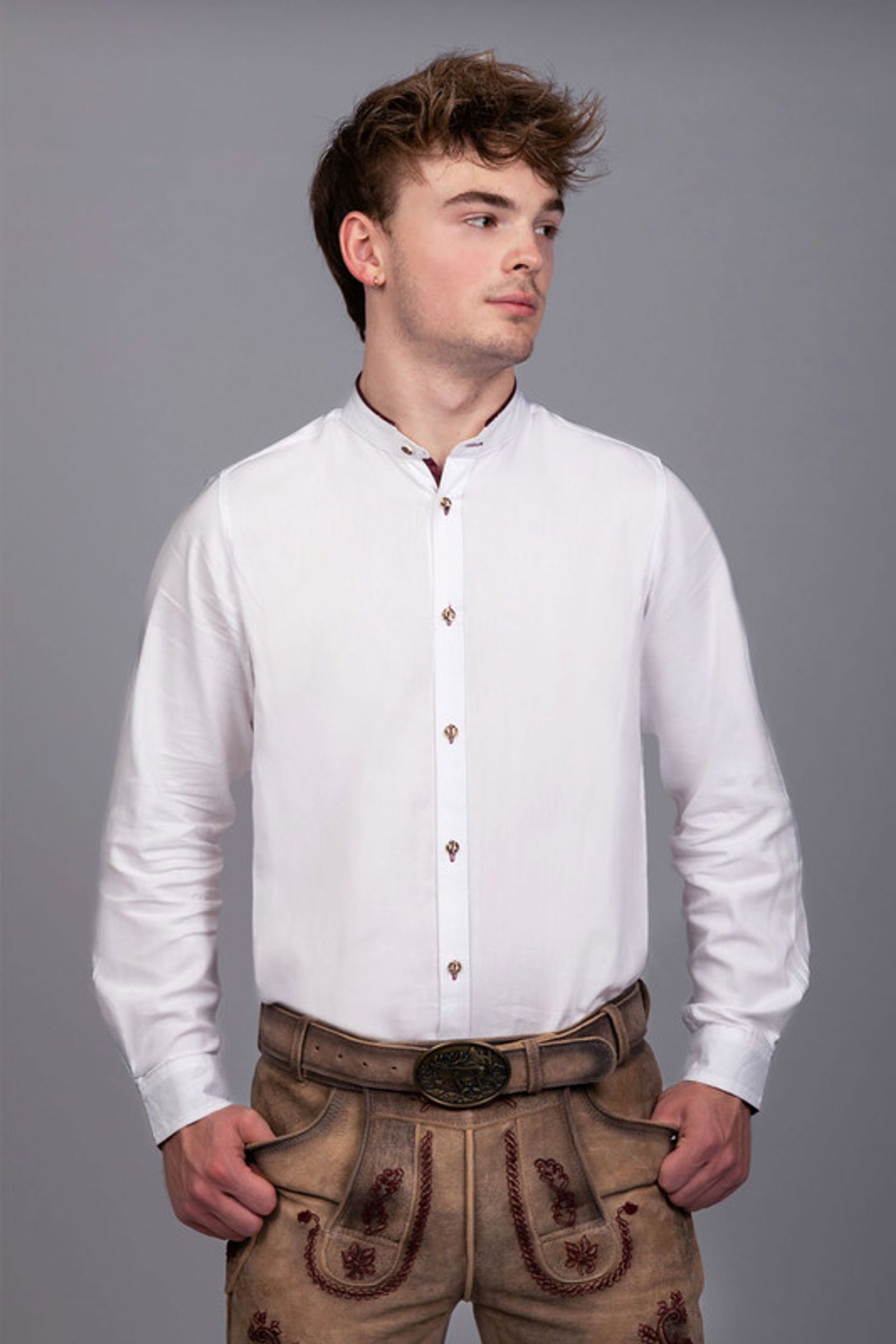 1f7547c95eb45a05a4bcfc255675d939 Edelnice | Edelnice Trachtenhemd "Simon" | XL | Rot