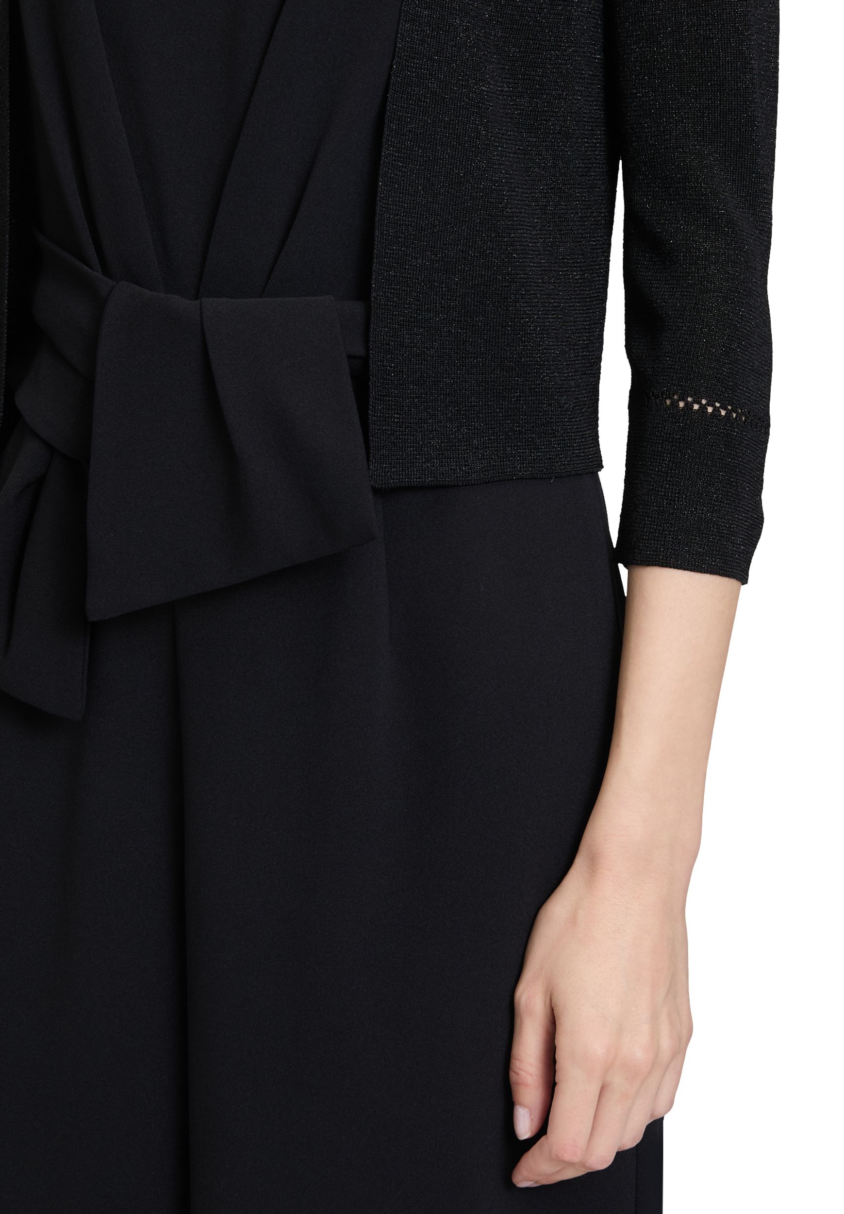 Vera Mont |  Vera Mont Strickbolero | XXL | schwarz/schwarz