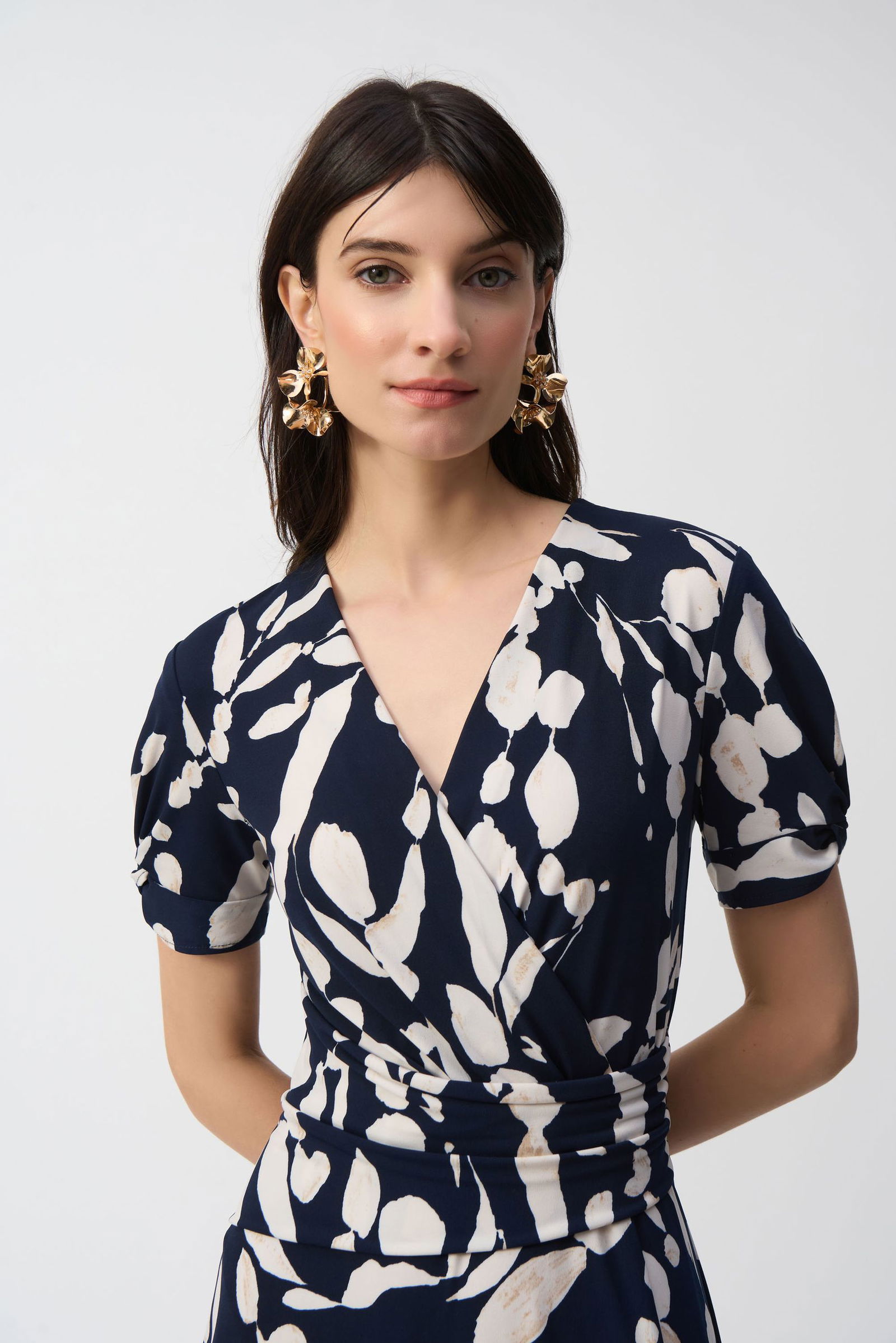 Joseph Ribkoff | Joseph Ribkoff Freizeitkleid | 46 | mitternachtsblau/beige