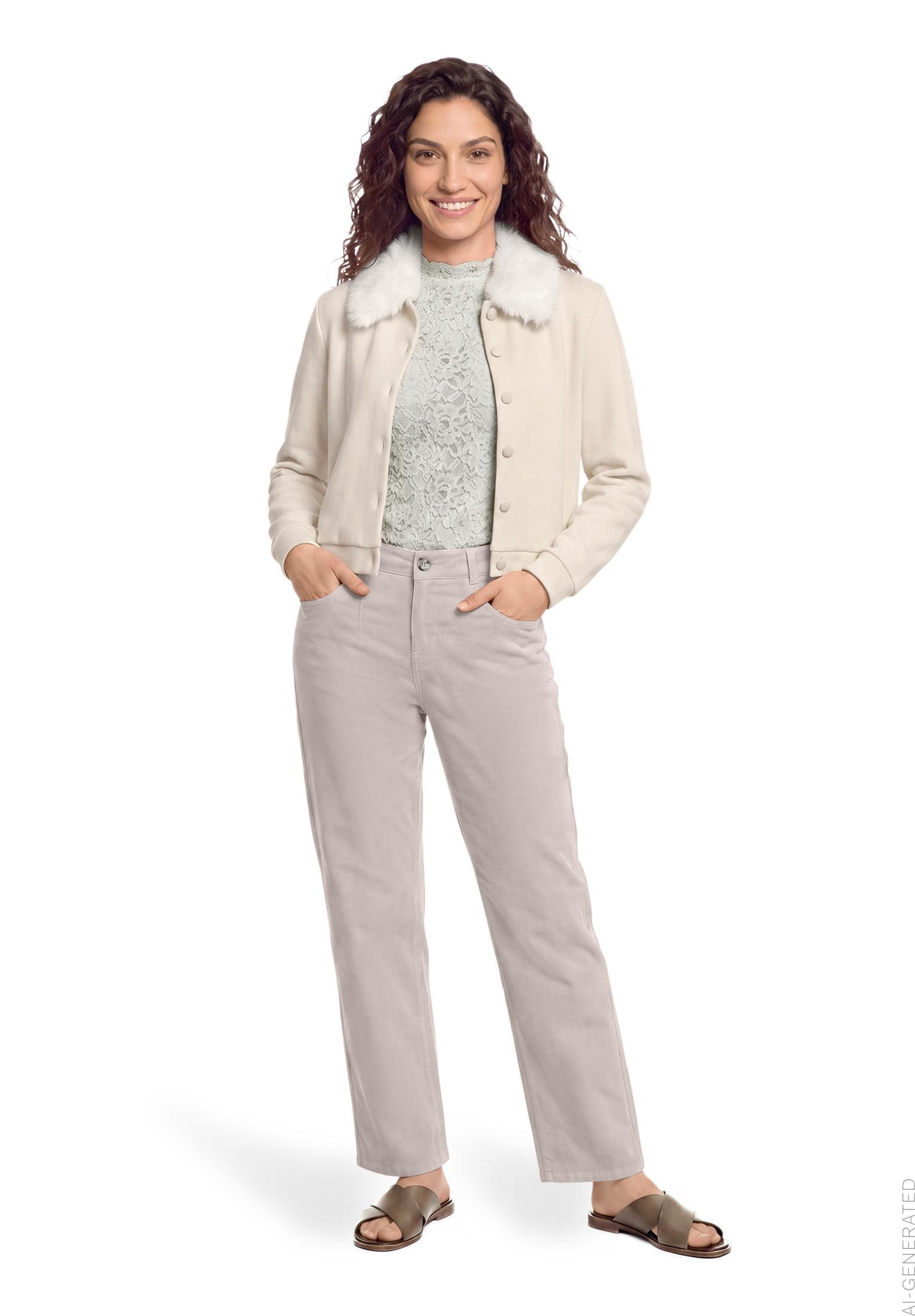 Hose Jeans 1/1 LAEnge, Bright Taupe #5