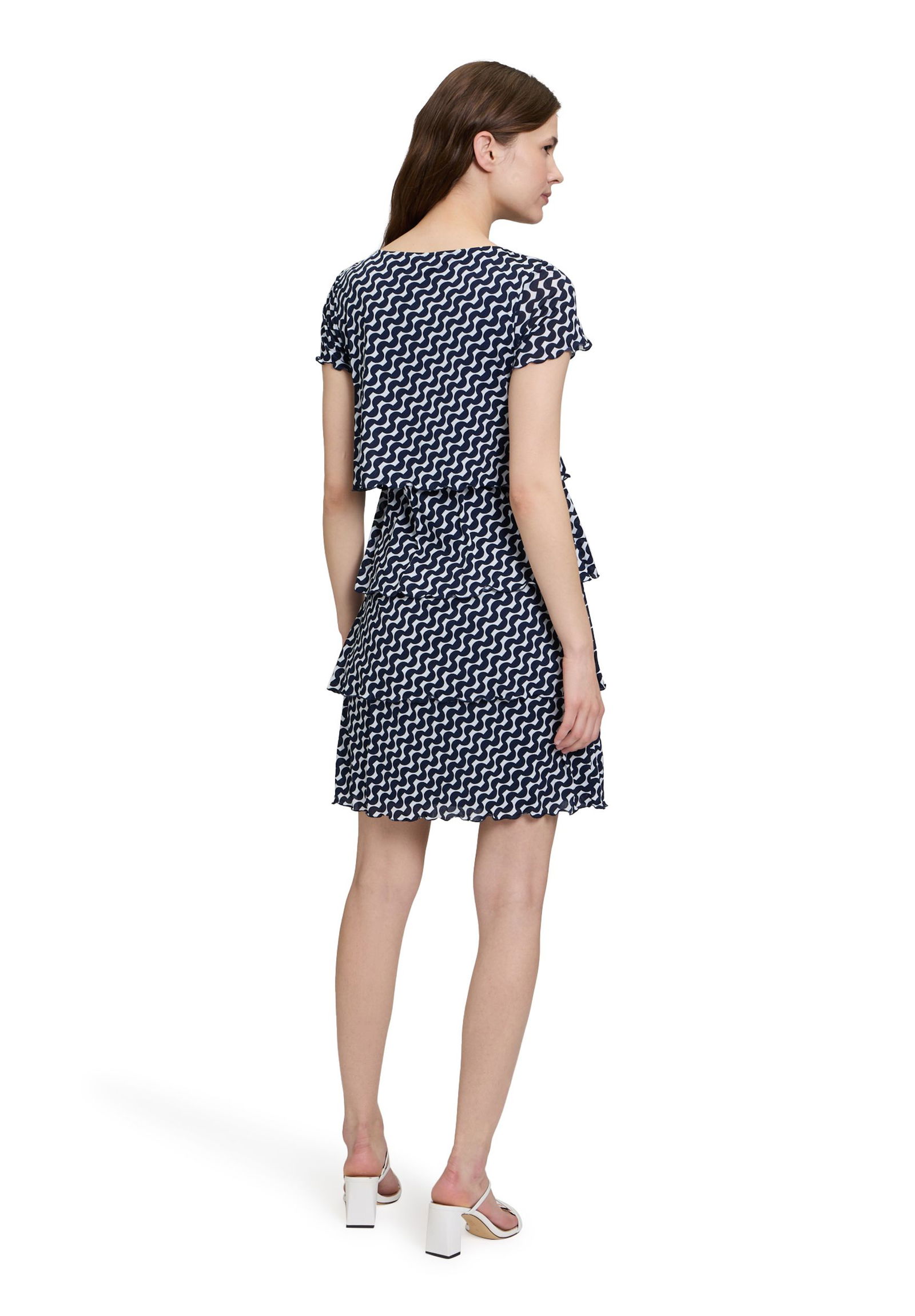 Betty Barclay |  Betty Barclay Freizeitkleid  | 42 | dunkelblau/weiß