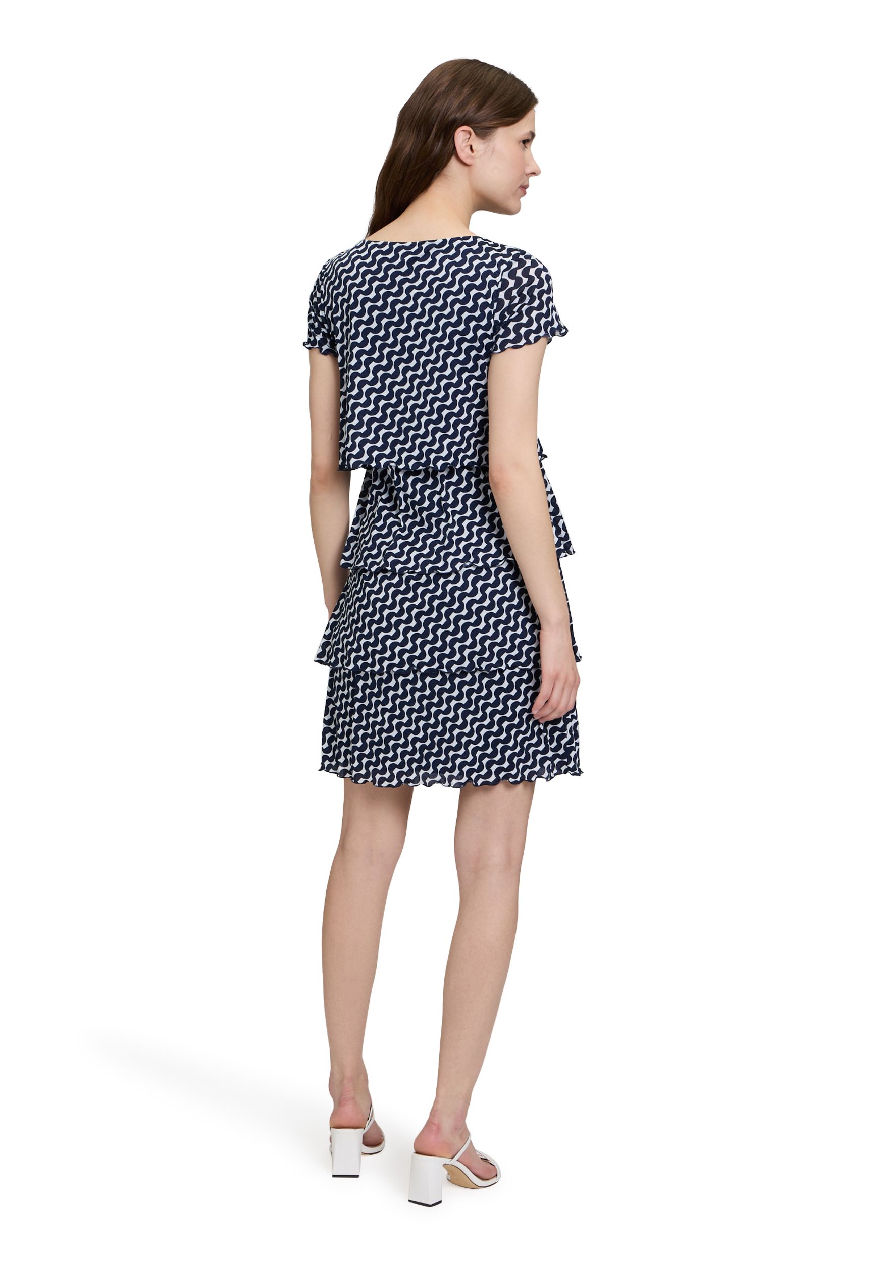 Betty Barclay |  Betty Barclay Freizeitkleid  | 42 | dunkelblau/weiß