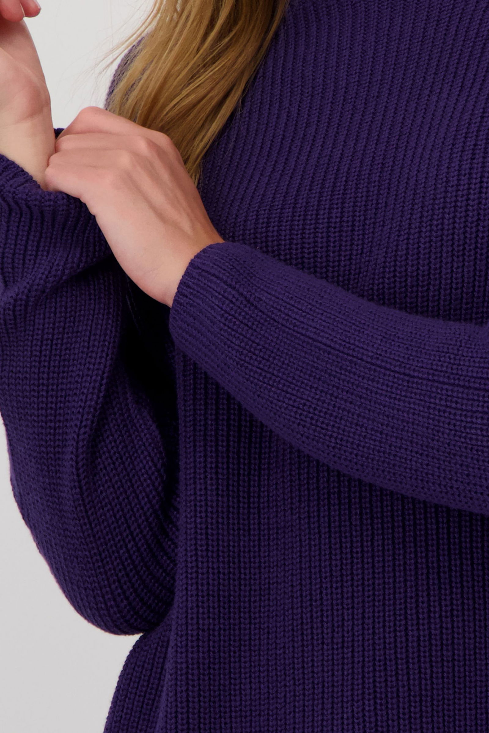 Monari |  Pullover, deep red | 44 | dark purple