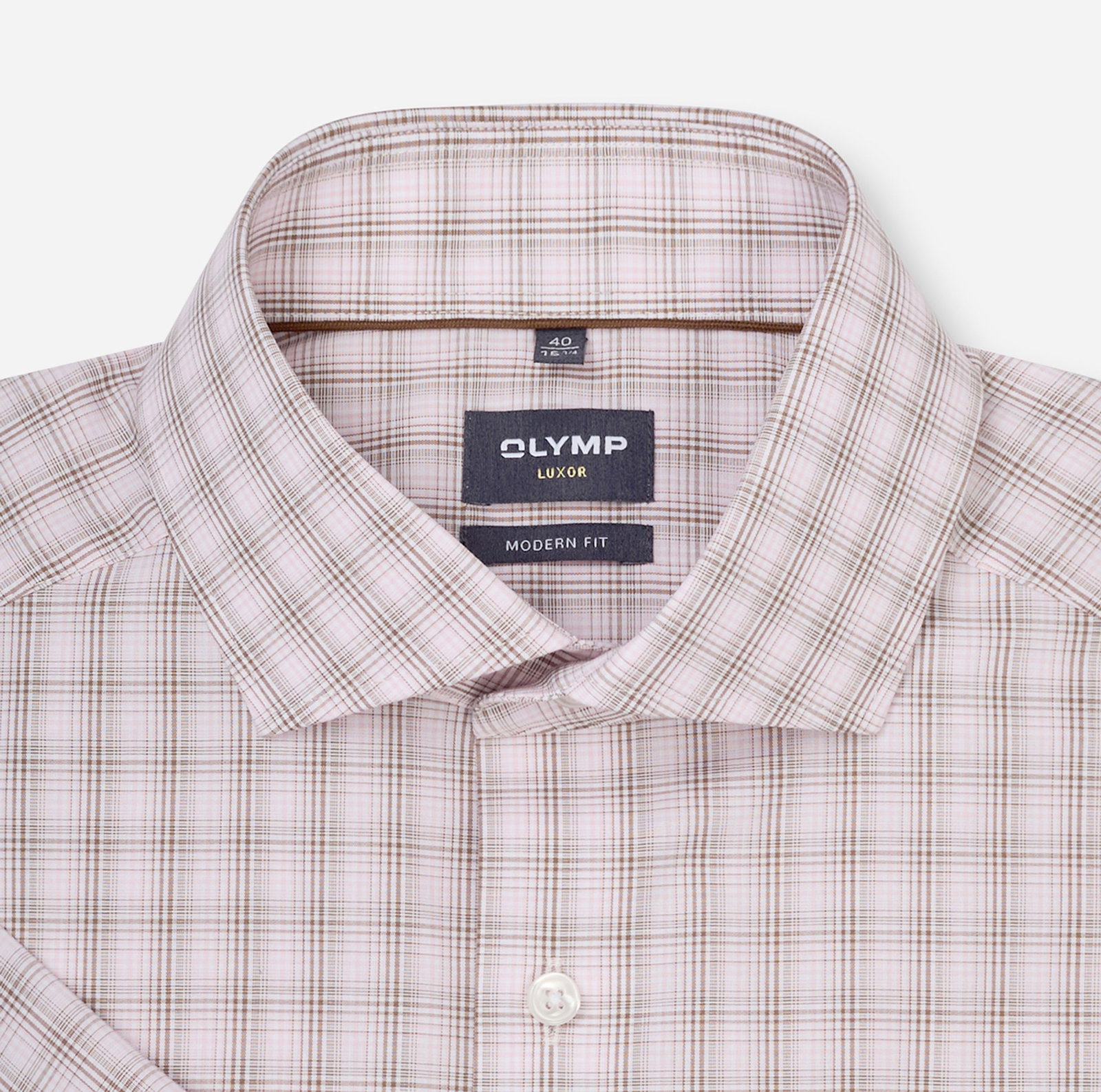 Olymp |  Olymp Hemd Regular Fit  | 46 | hellrosé