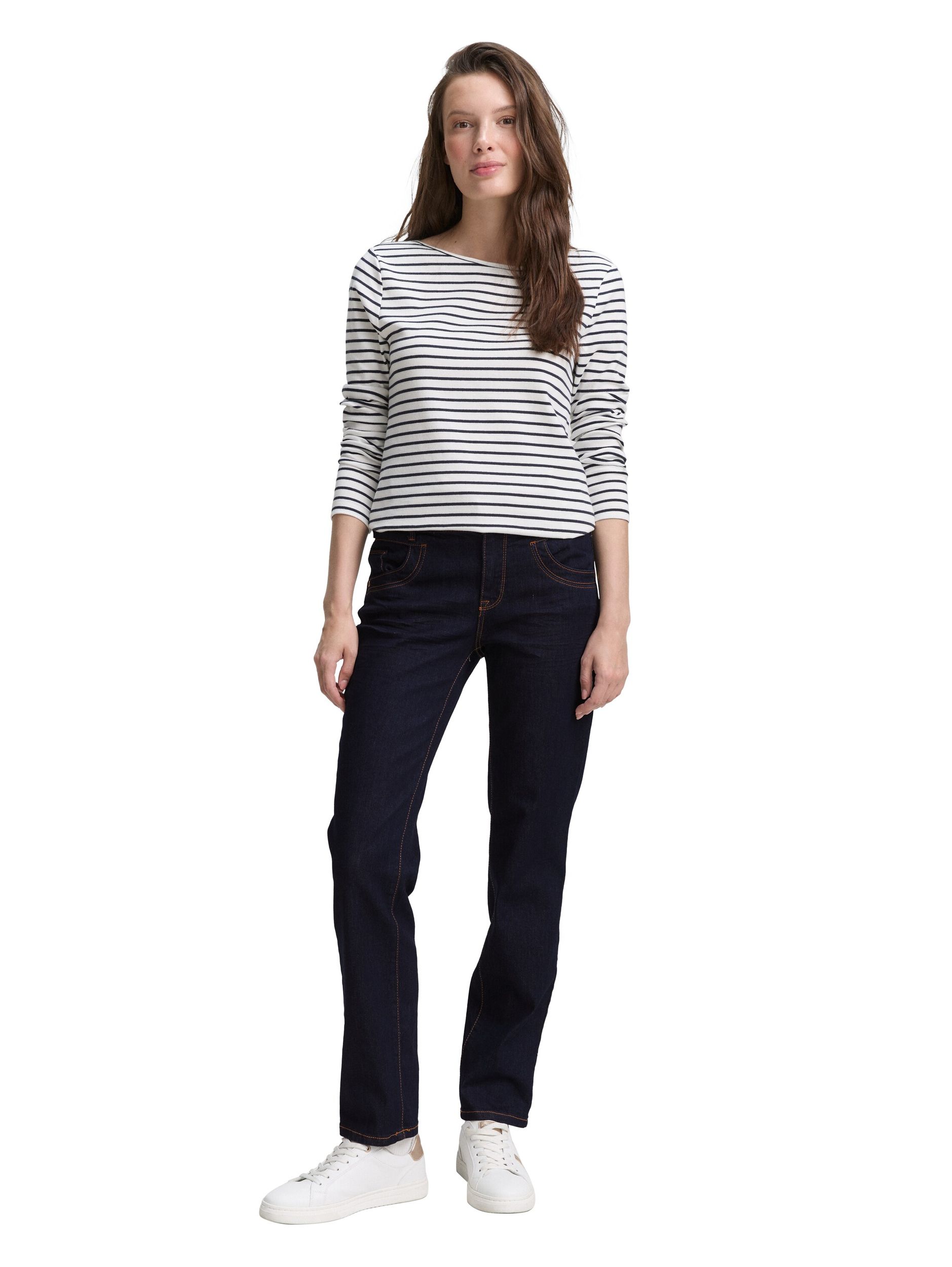 Tom Tailor |  TTALEXA Straight Jeans mit Bio-Baumwolle | 34/32 | rinsed blue denim