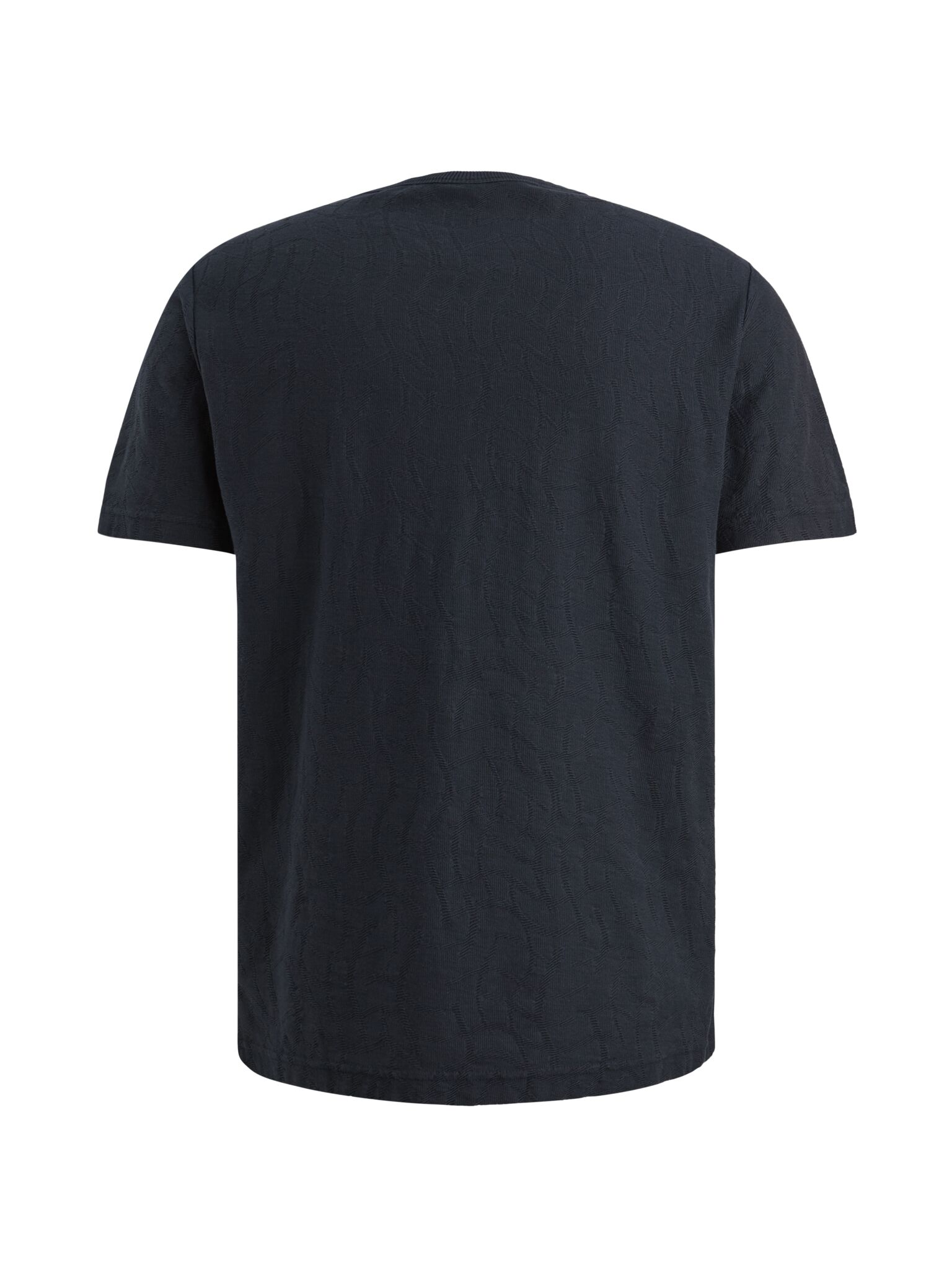 Short sleeve r-neck jacquard jerse, Carbon #2
