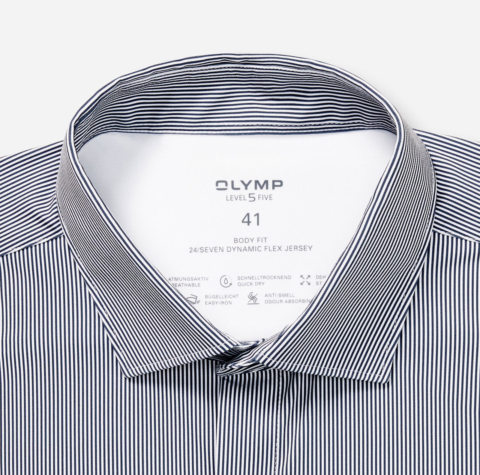 Olymp |  Olymp Hemd Slim Fit  | 43 | marine