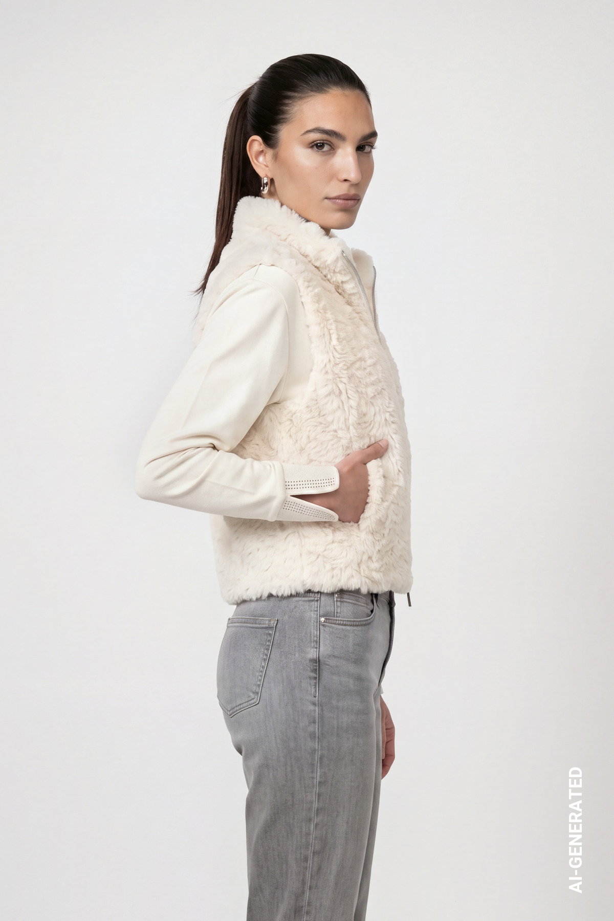 Weste, antique white #3