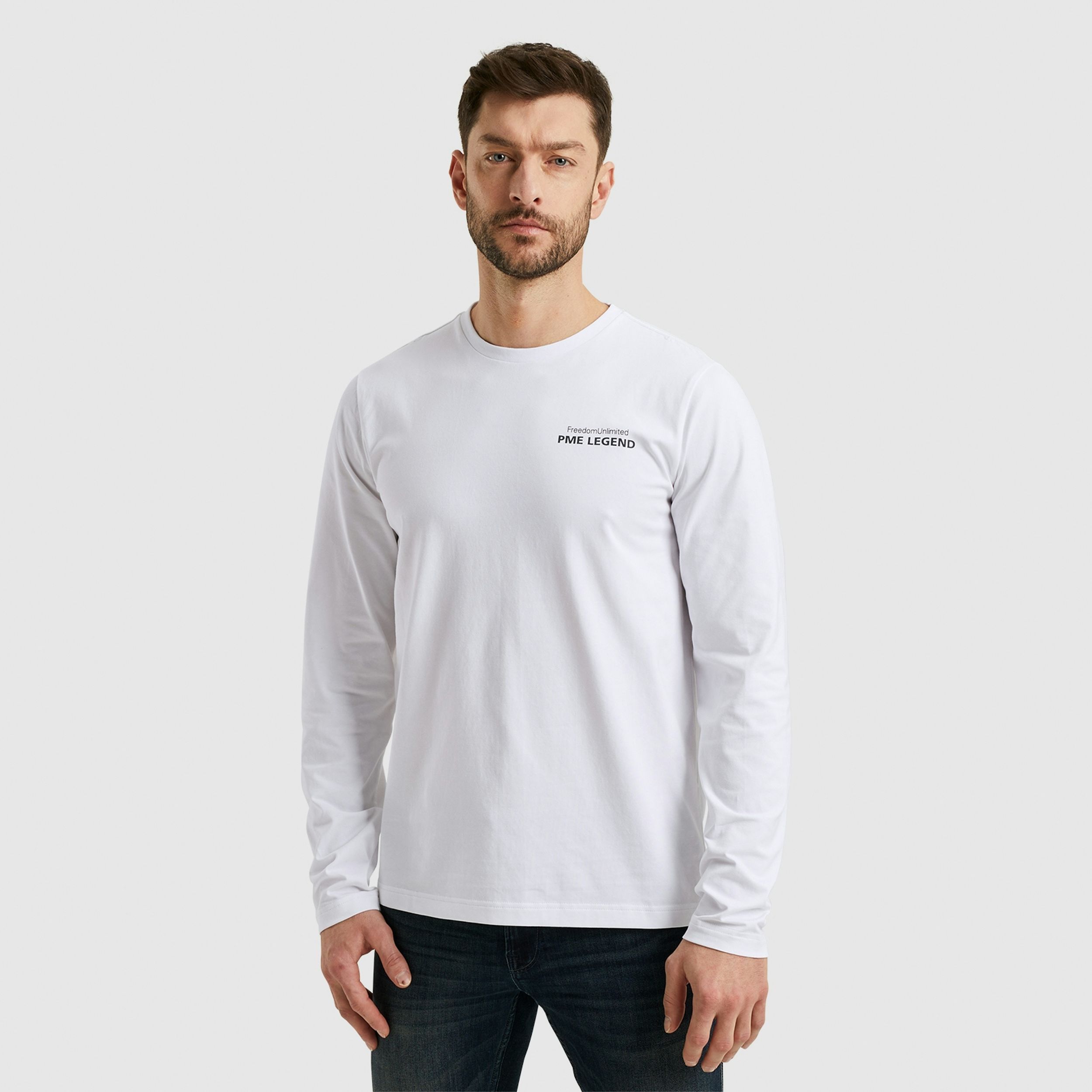 PME Legend |  PME Legend Longsleeve  | XXL | bright white