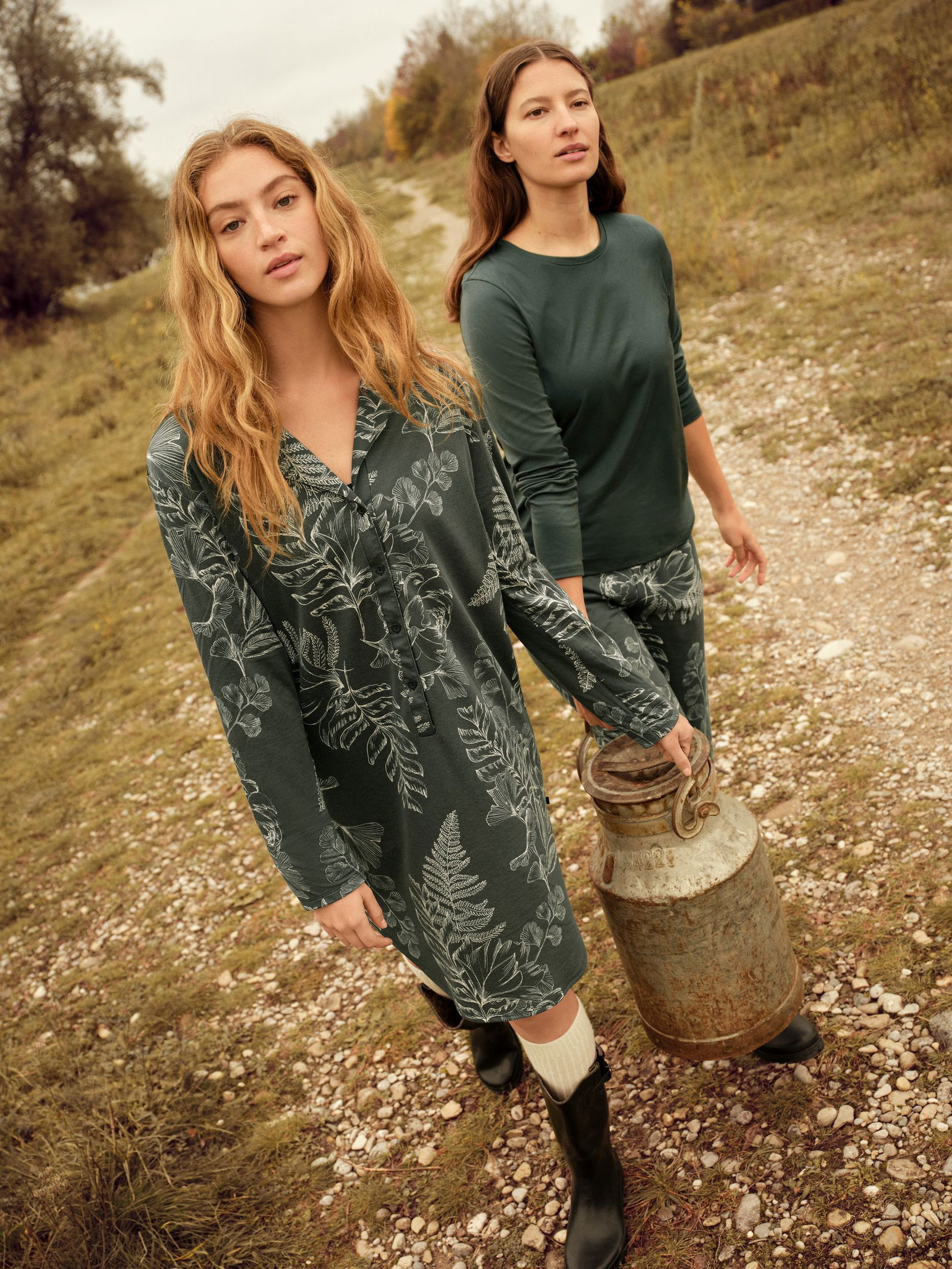 Calida |  Calida Nachtwäsche  | S | deep emerald green