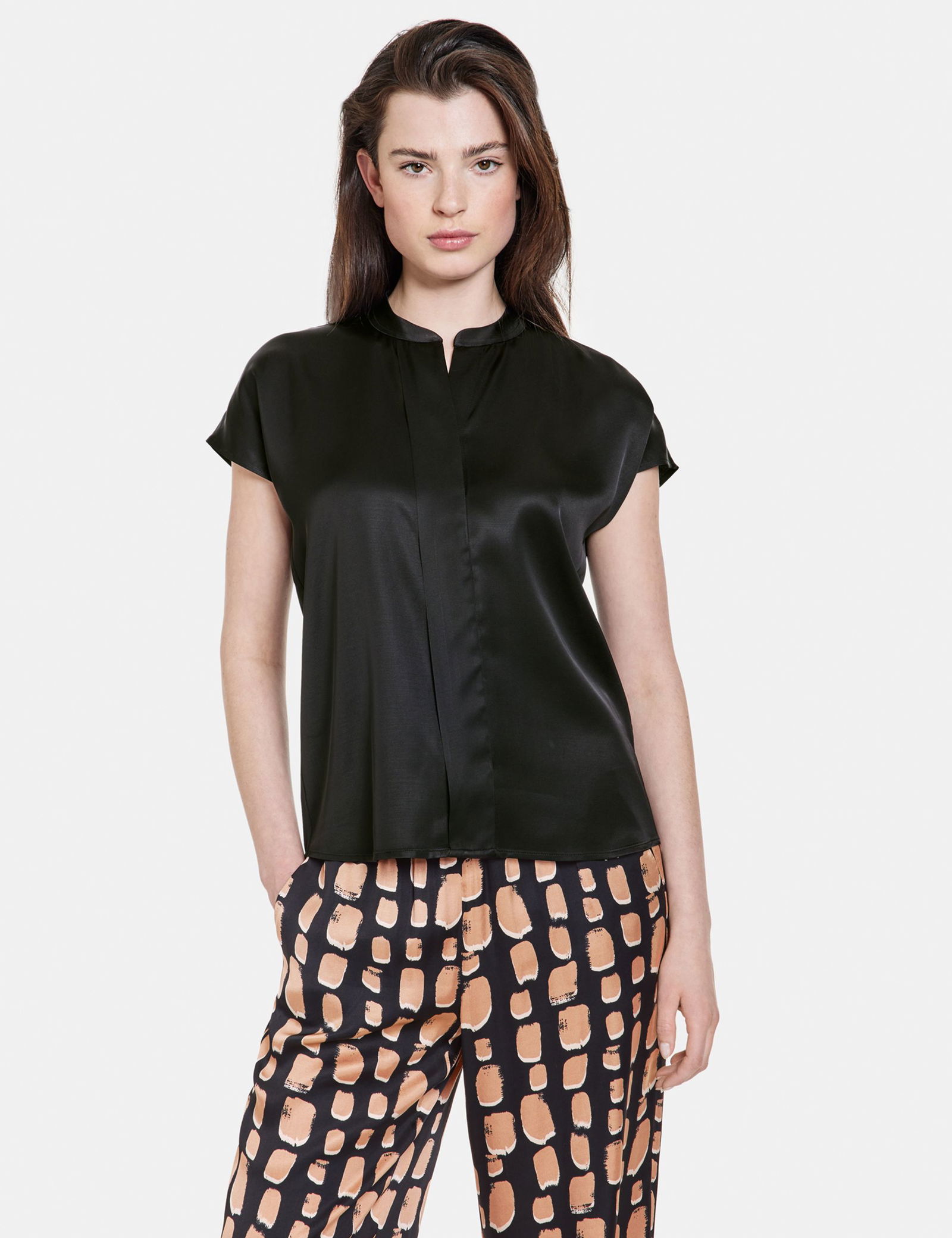 Fein schimmernde 1/2 Arm Bluse EcoVero