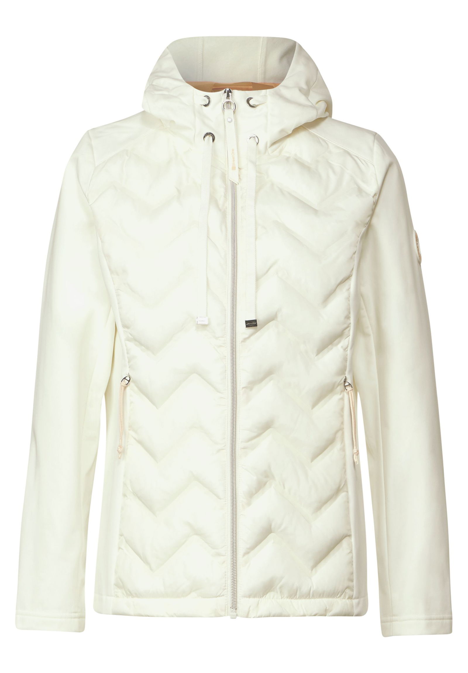 14eee37b6579121c3aa57e2e6e5dd9b0 Street One |  Street One Steppjacke  | 38 | snow cream