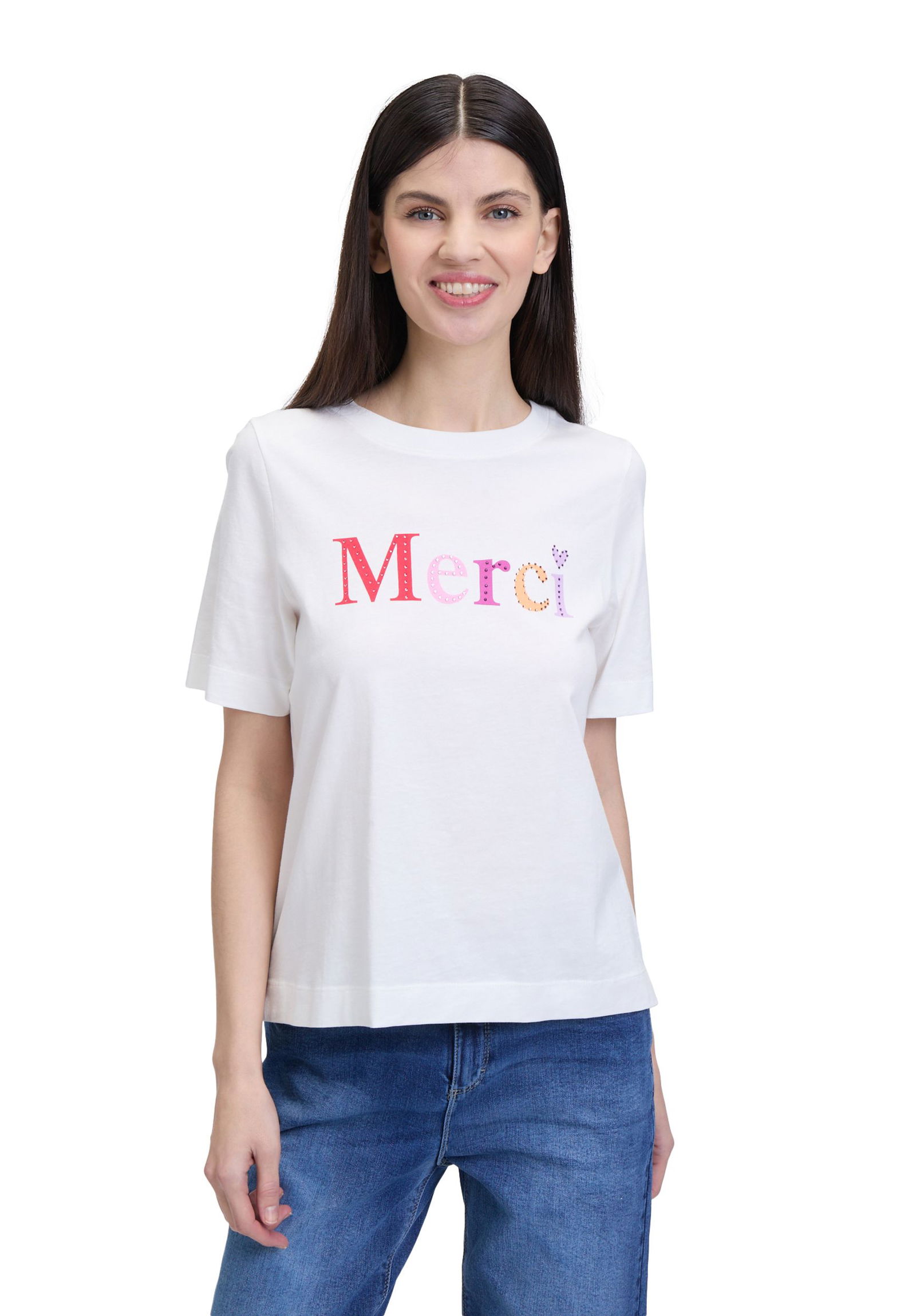 Cartoon | Cartoon T-Shirt | 42 | patch cream/pink