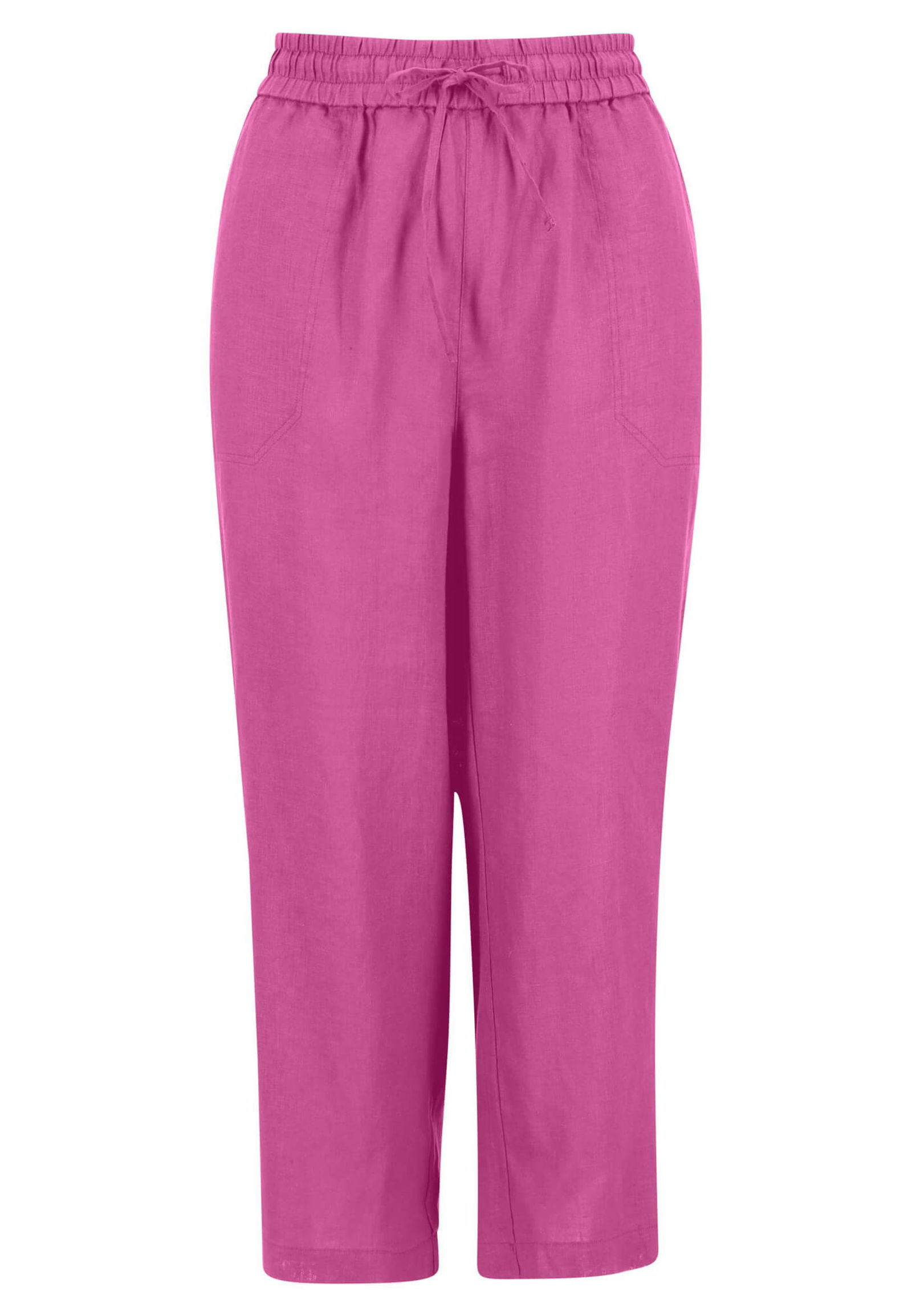 Fynch Hatton |  Fynch Hatton Leinenhose  | 38 | hot pink