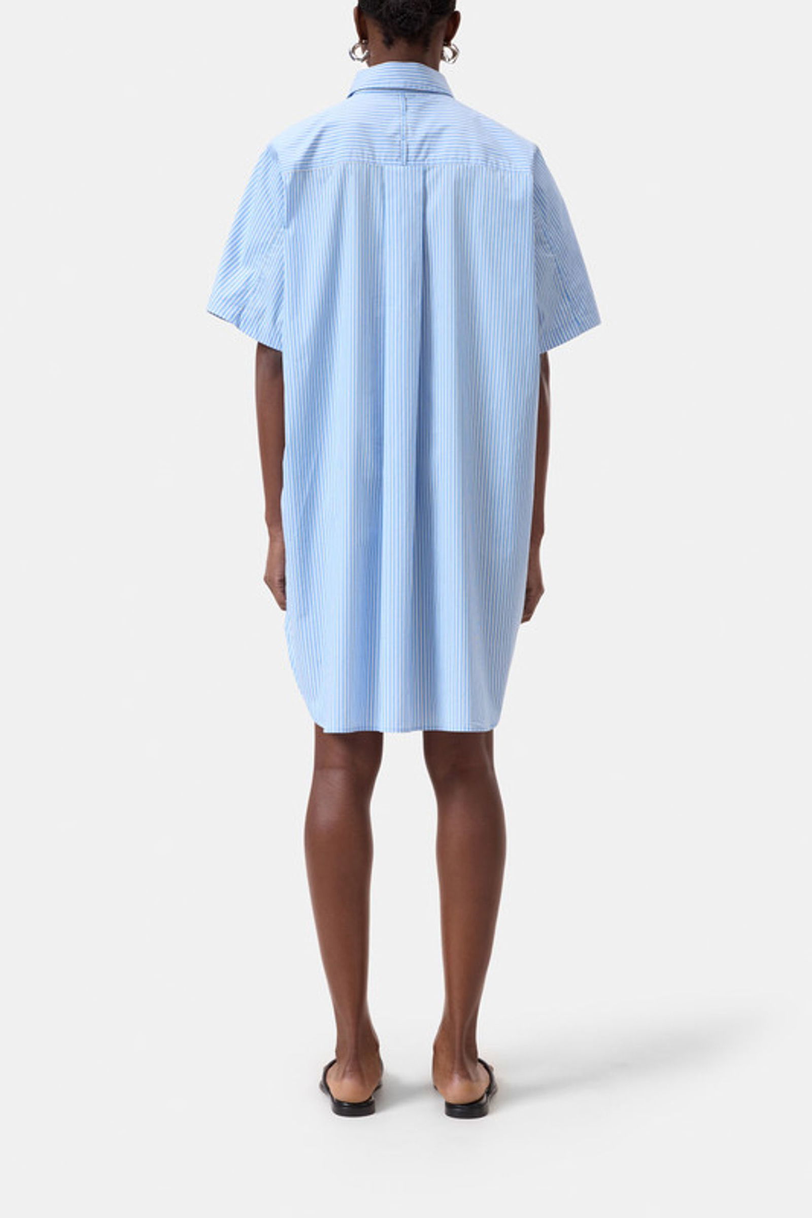 684821900860109da900fce0d661cea1 Closed | Closed Kleid aus gestreifter Baumwoll-Popeline | L | 1345_587