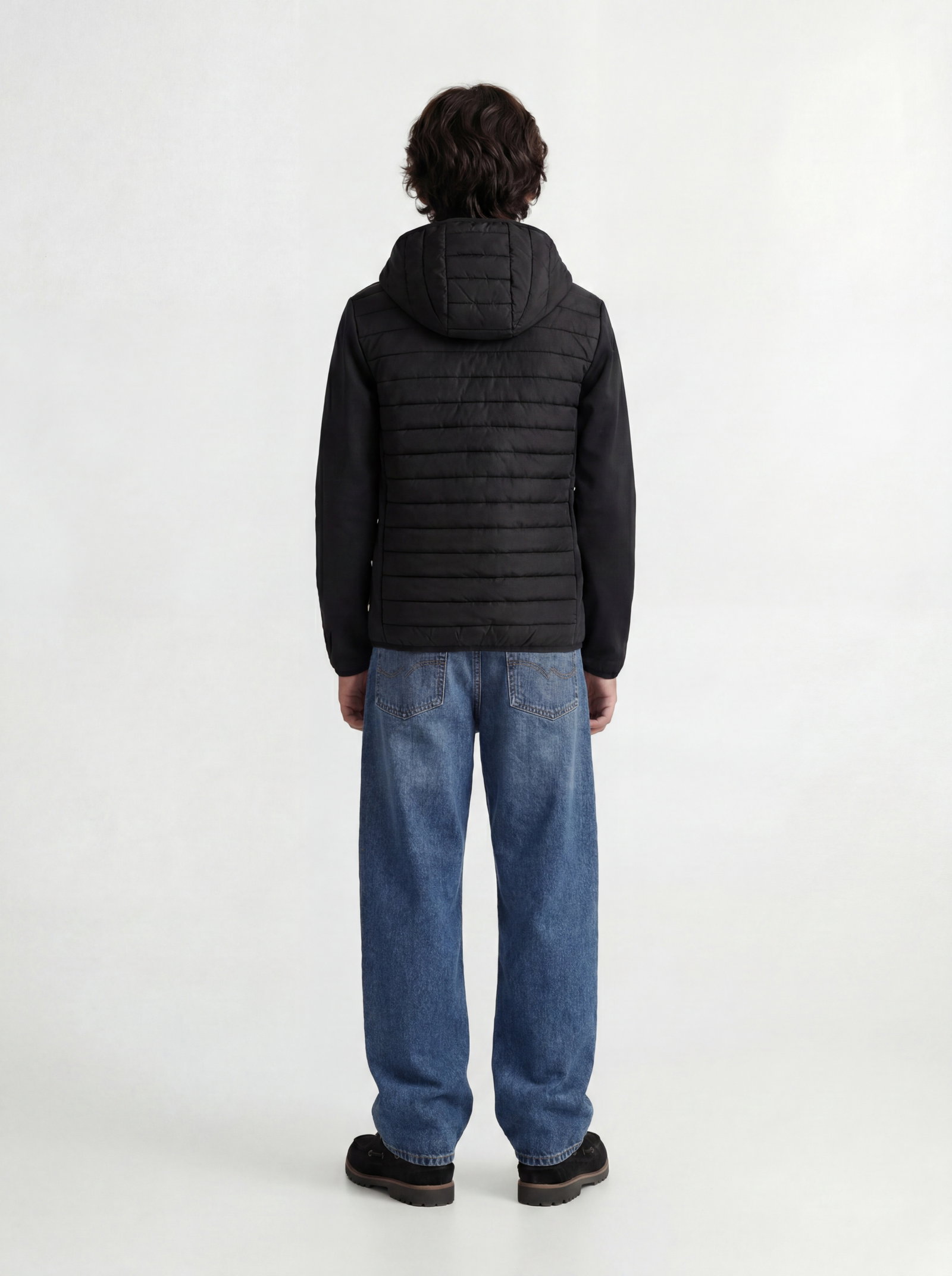 JJEMULTI QUILTED JACKET NOOS JNR, Black/SET-IN SLEEVES #3
